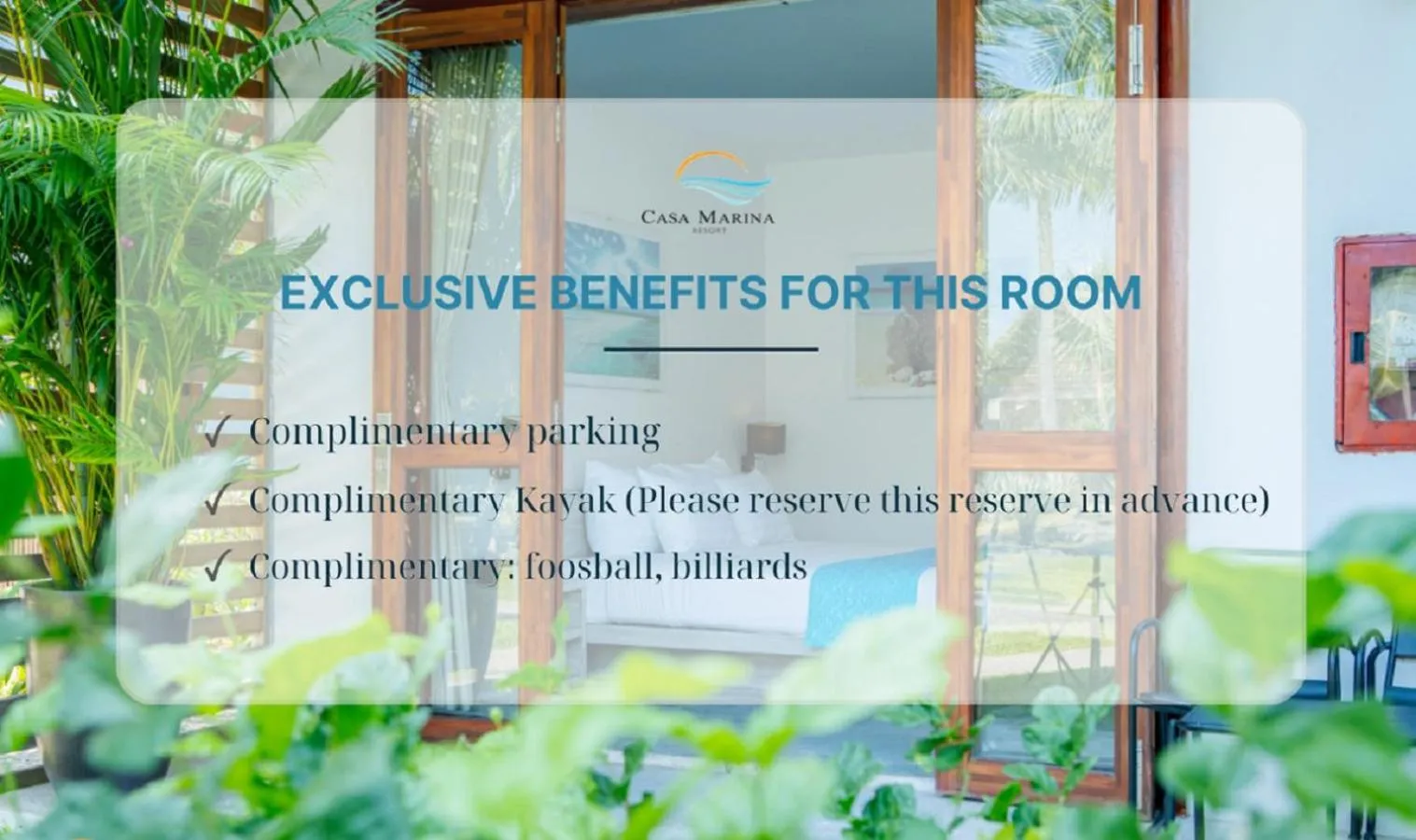 Bedroom in Casa Marina Resort