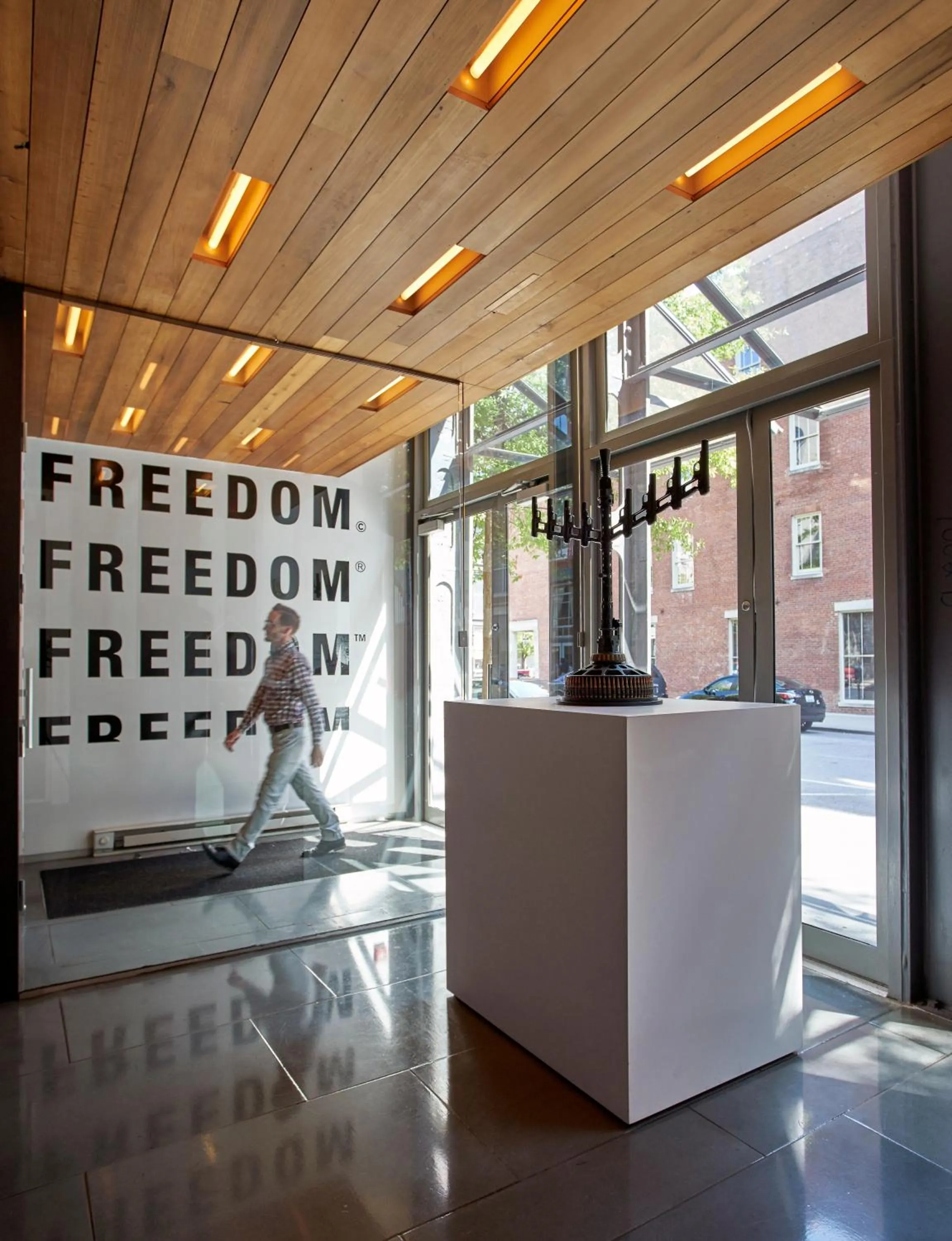 Facade/entrance in 21c Museum Hotel Louisville