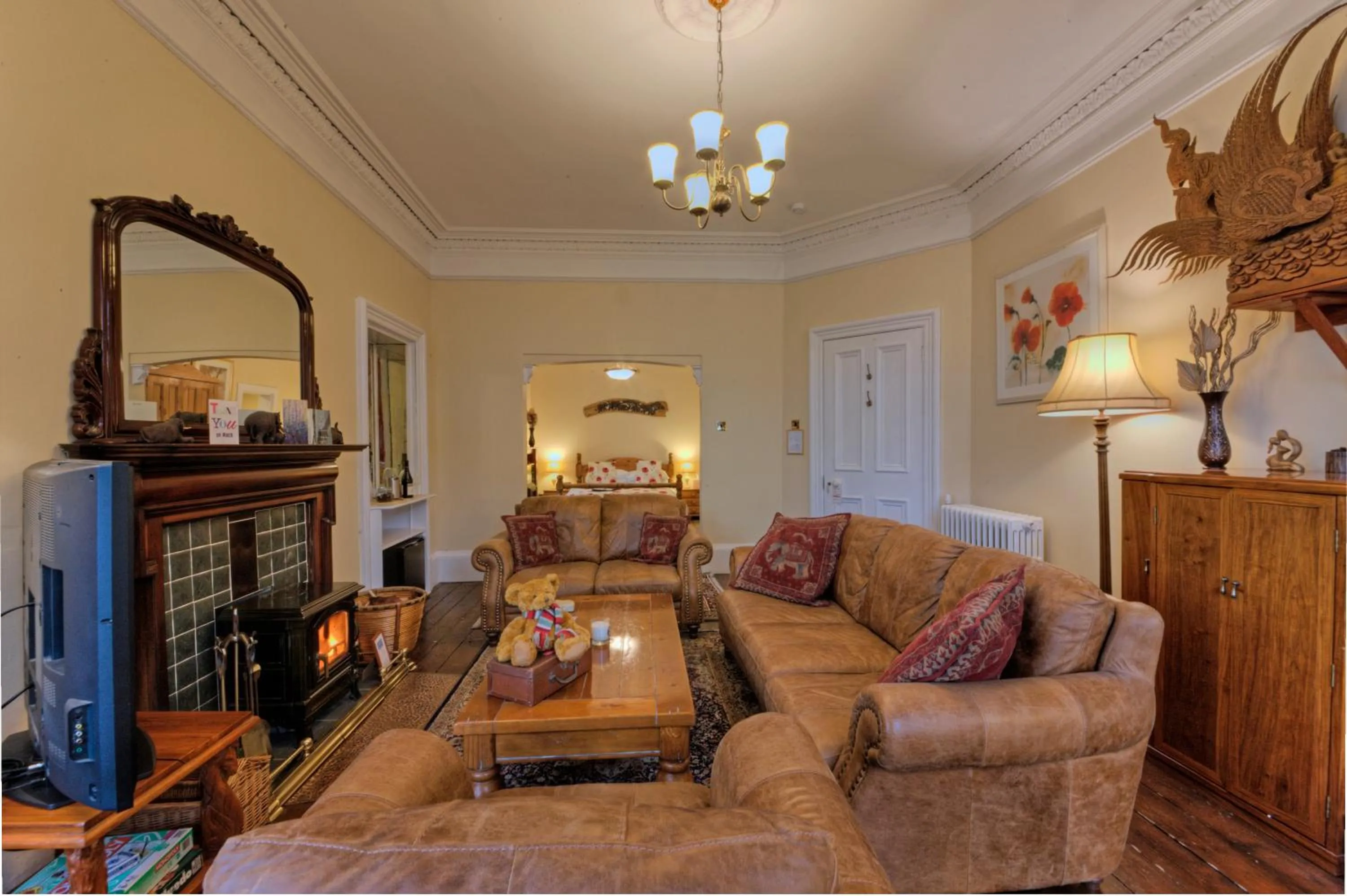 Living room in Knap Guest House
