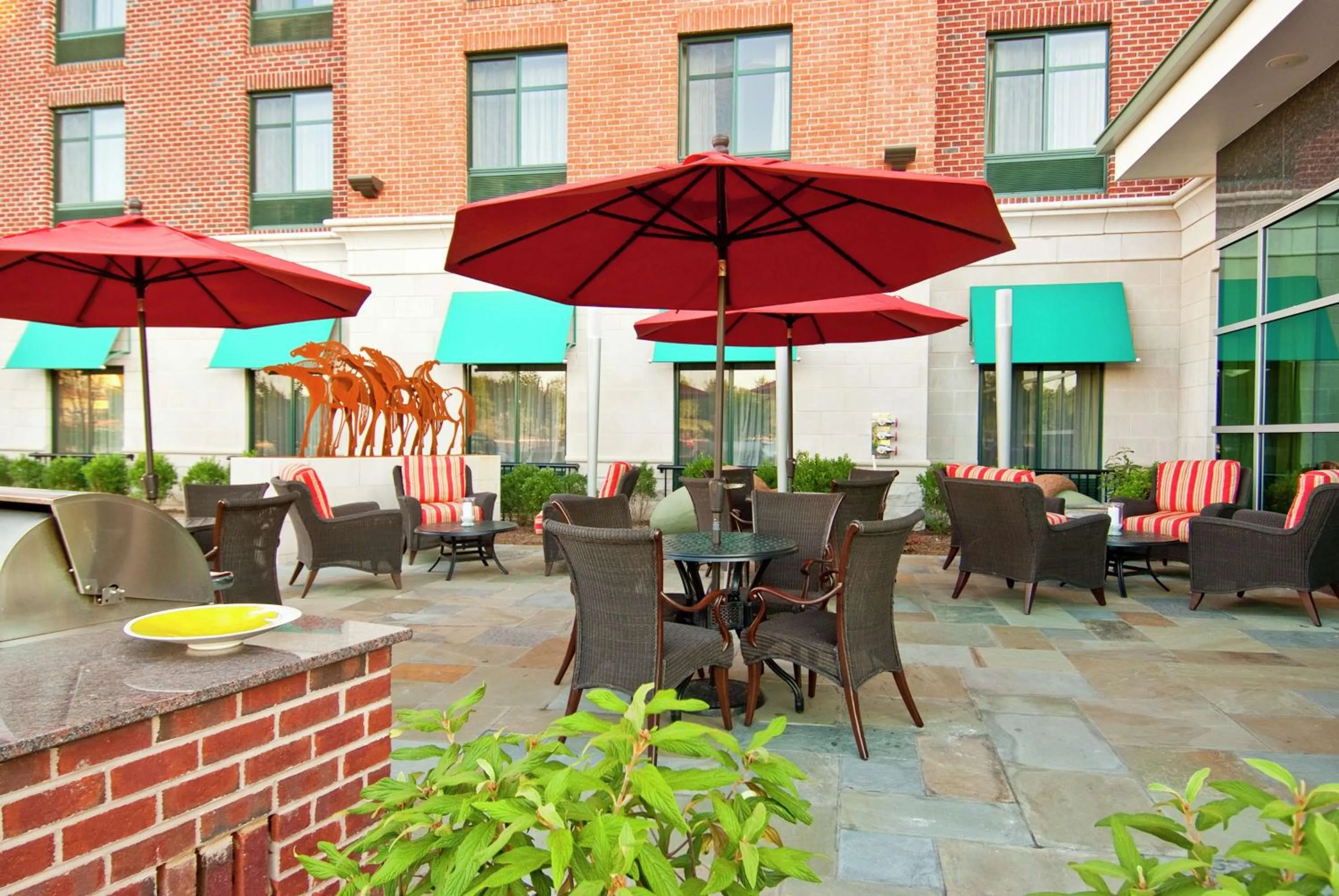 Patio in Homewood Suites by Hilton Rockville- Gaithersburg