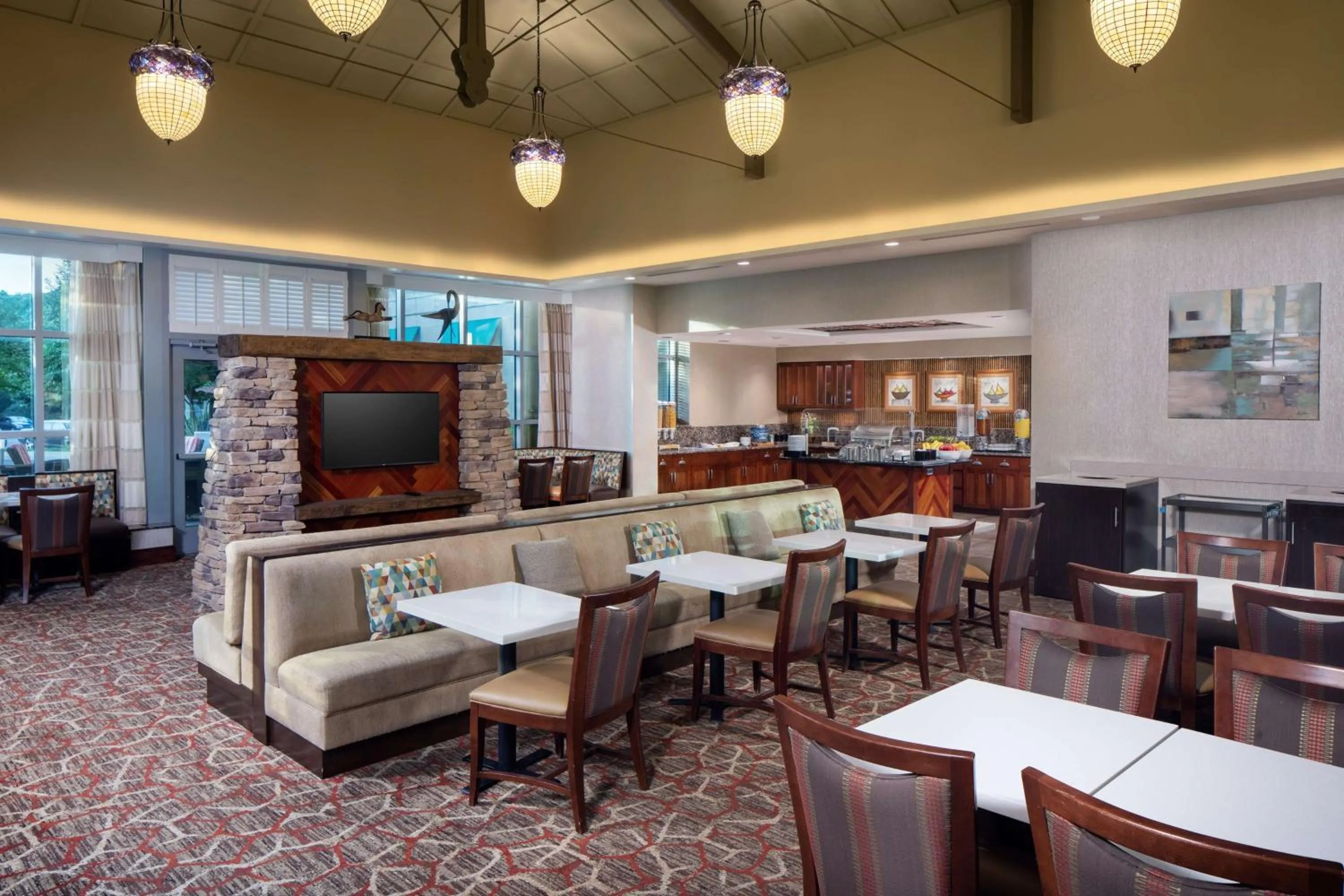 Lobby or reception in Homewood Suites by Hilton Rockville- Gaithersburg