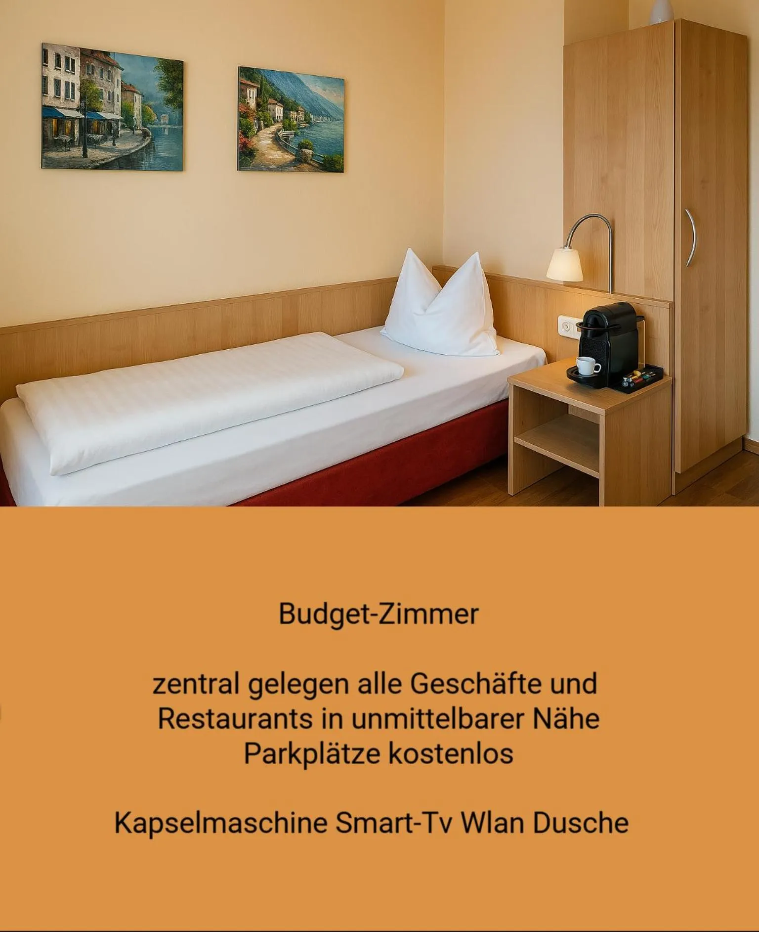 Photo of the whole room, Bed in Zum Treppche Hotel Garni