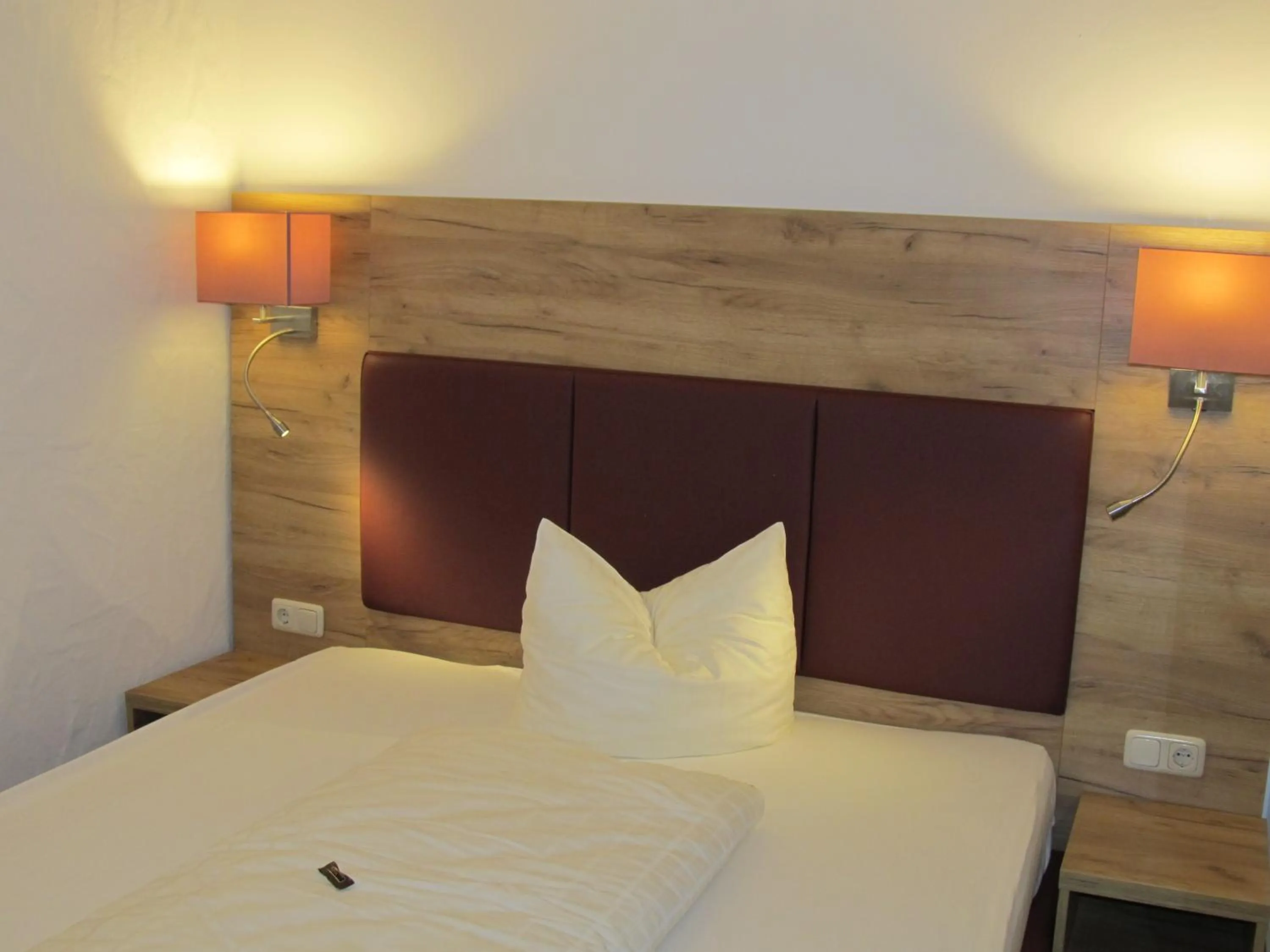 Bed in Zum Treppche Hotel Garni