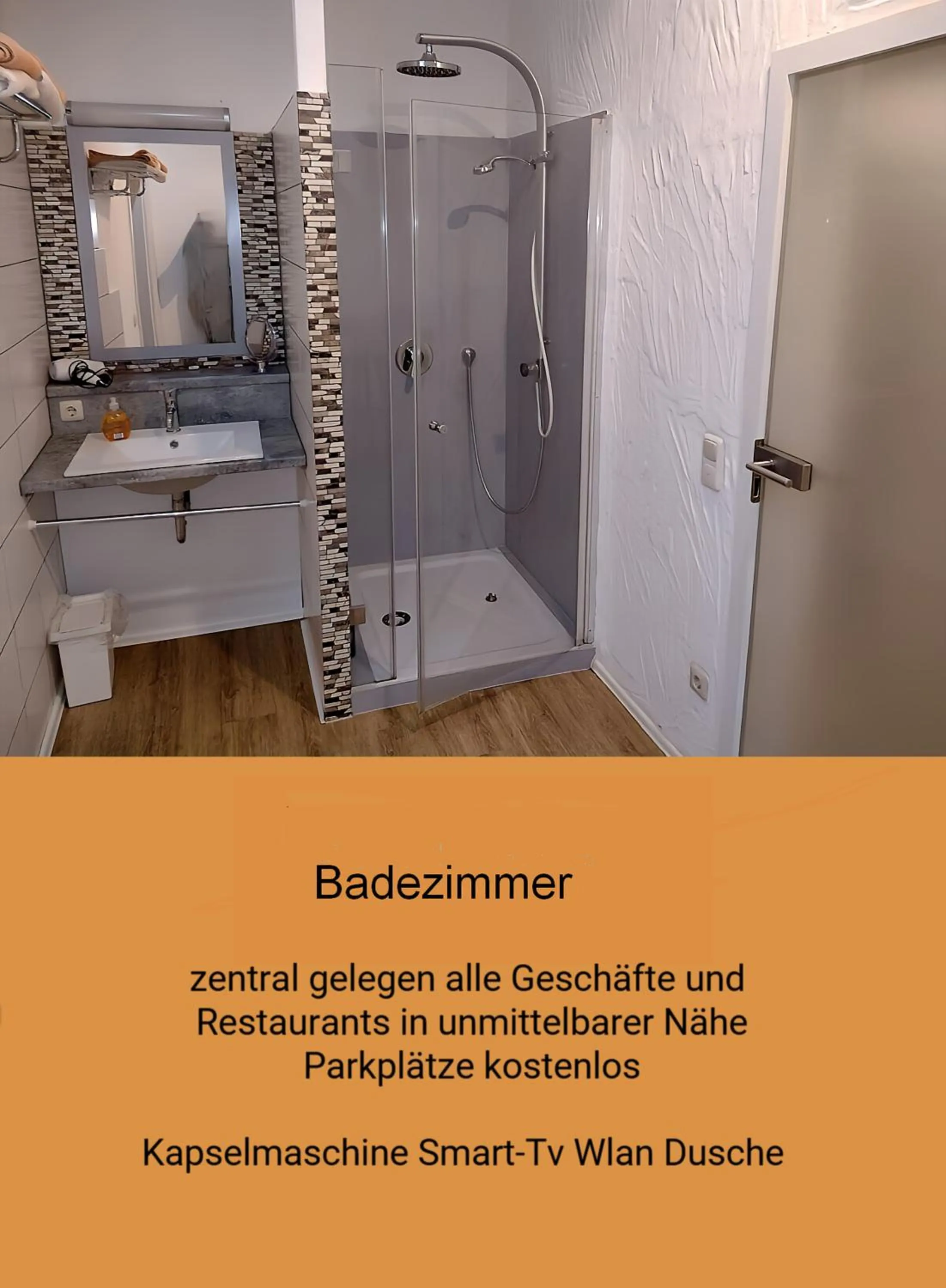 Bathroom in Zum Treppche Hotel Garni