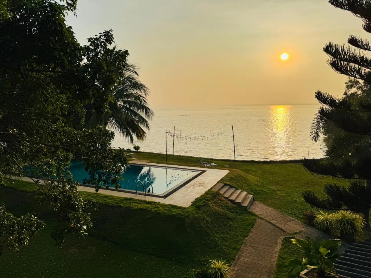 Garden view in Nico Lagoon Hotel