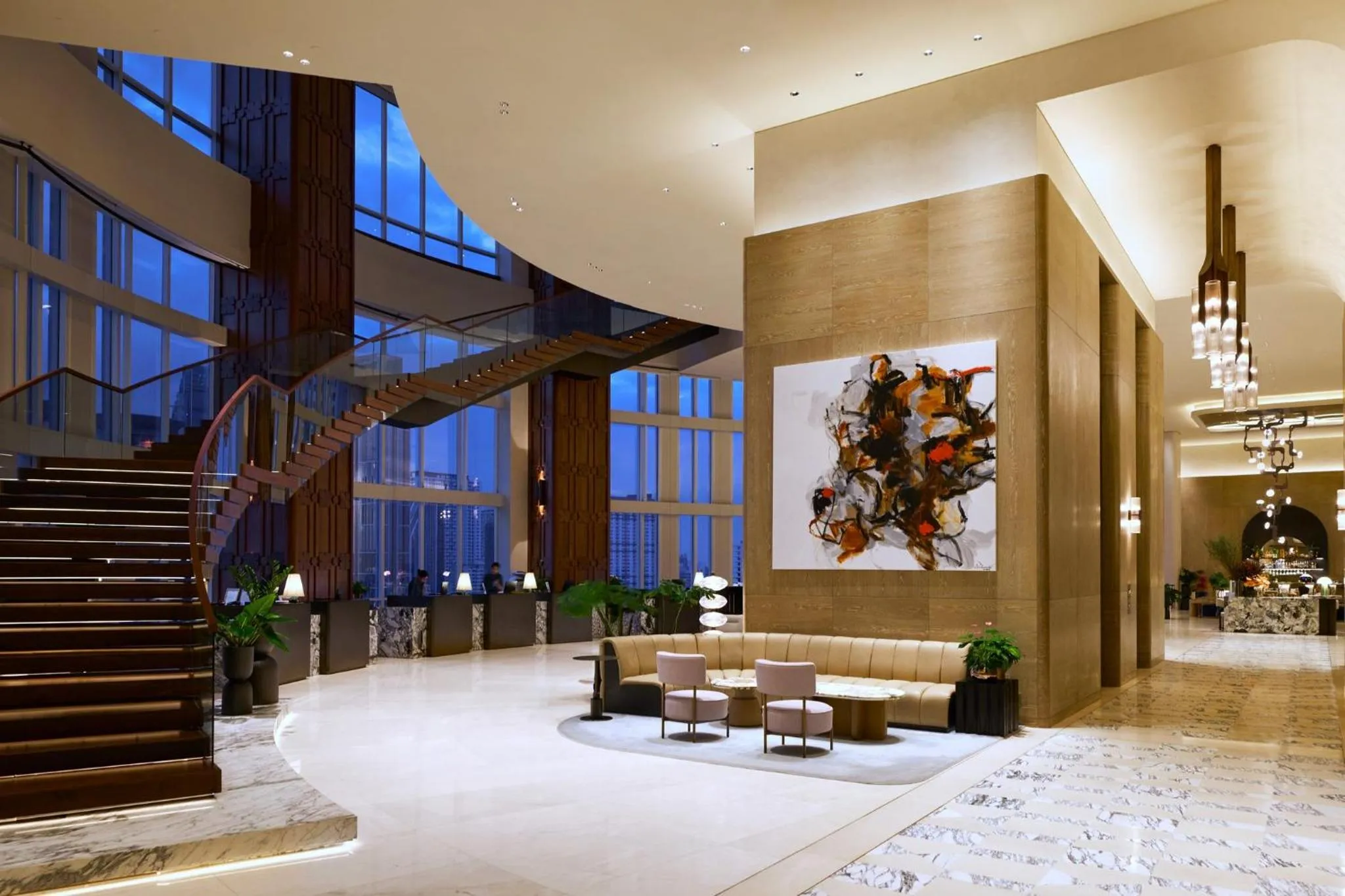 Lobby or reception in Centara Grand At CentralWorld