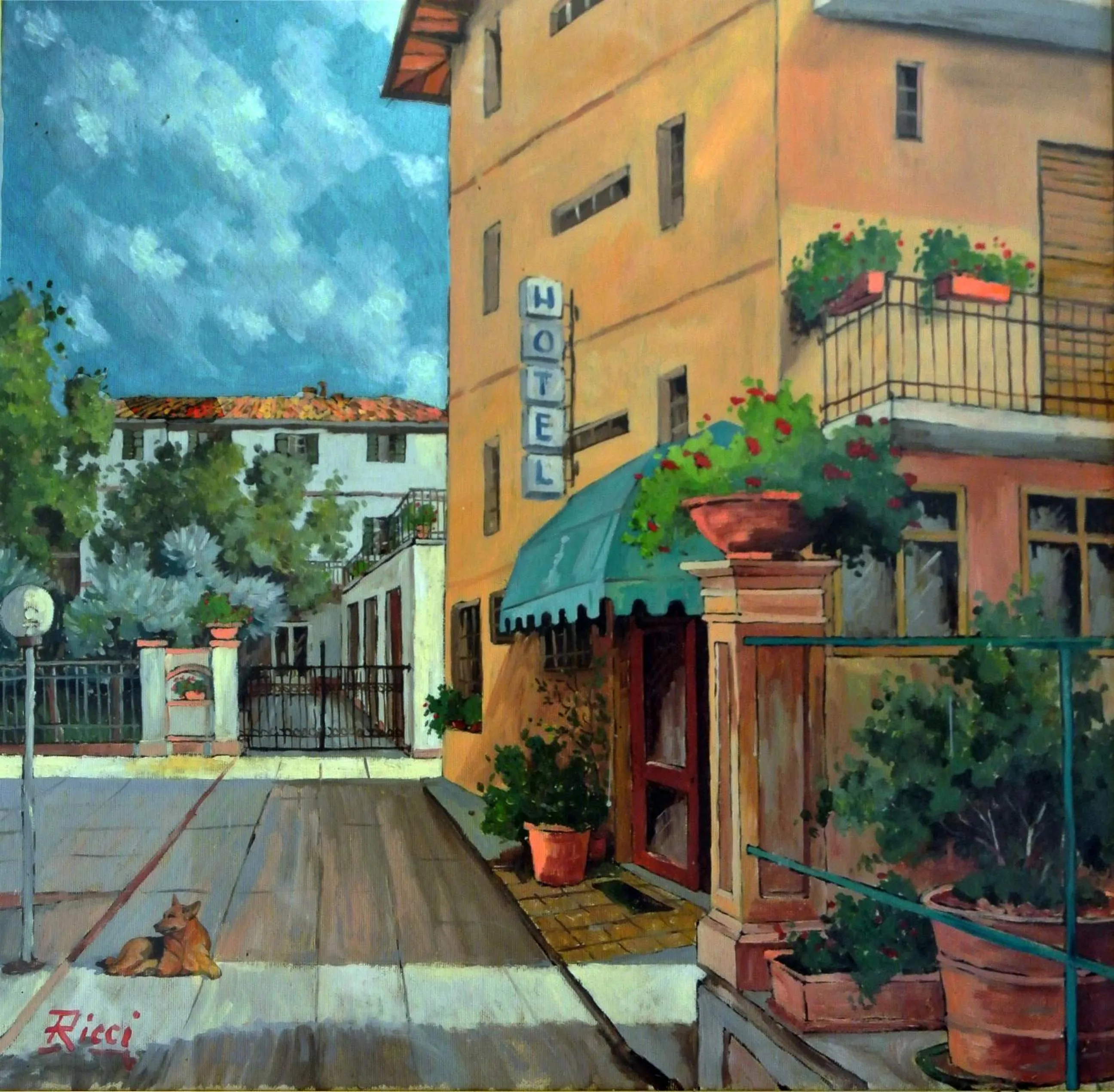 Facade/entrance in Hotel Trasimeno