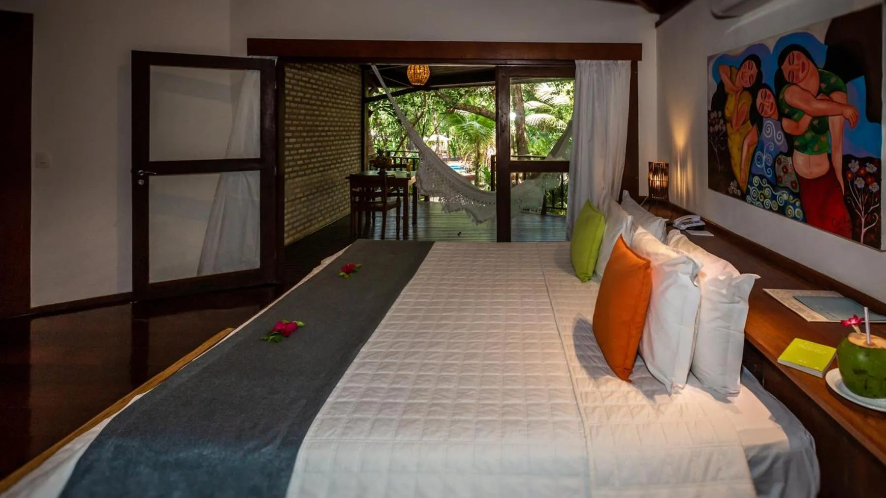 Bed in Sombra e Água Fresca Floresta