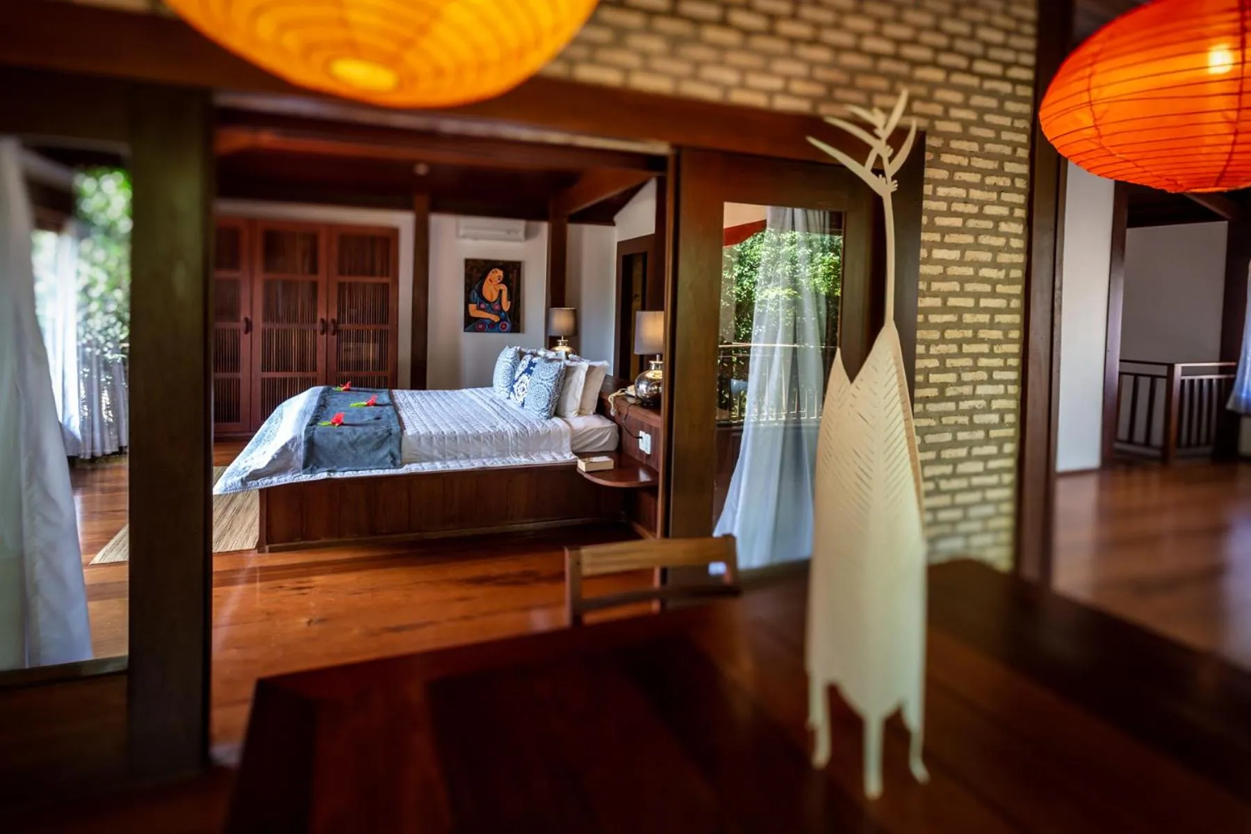 Bed in Sombra e Água Fresca Floresta