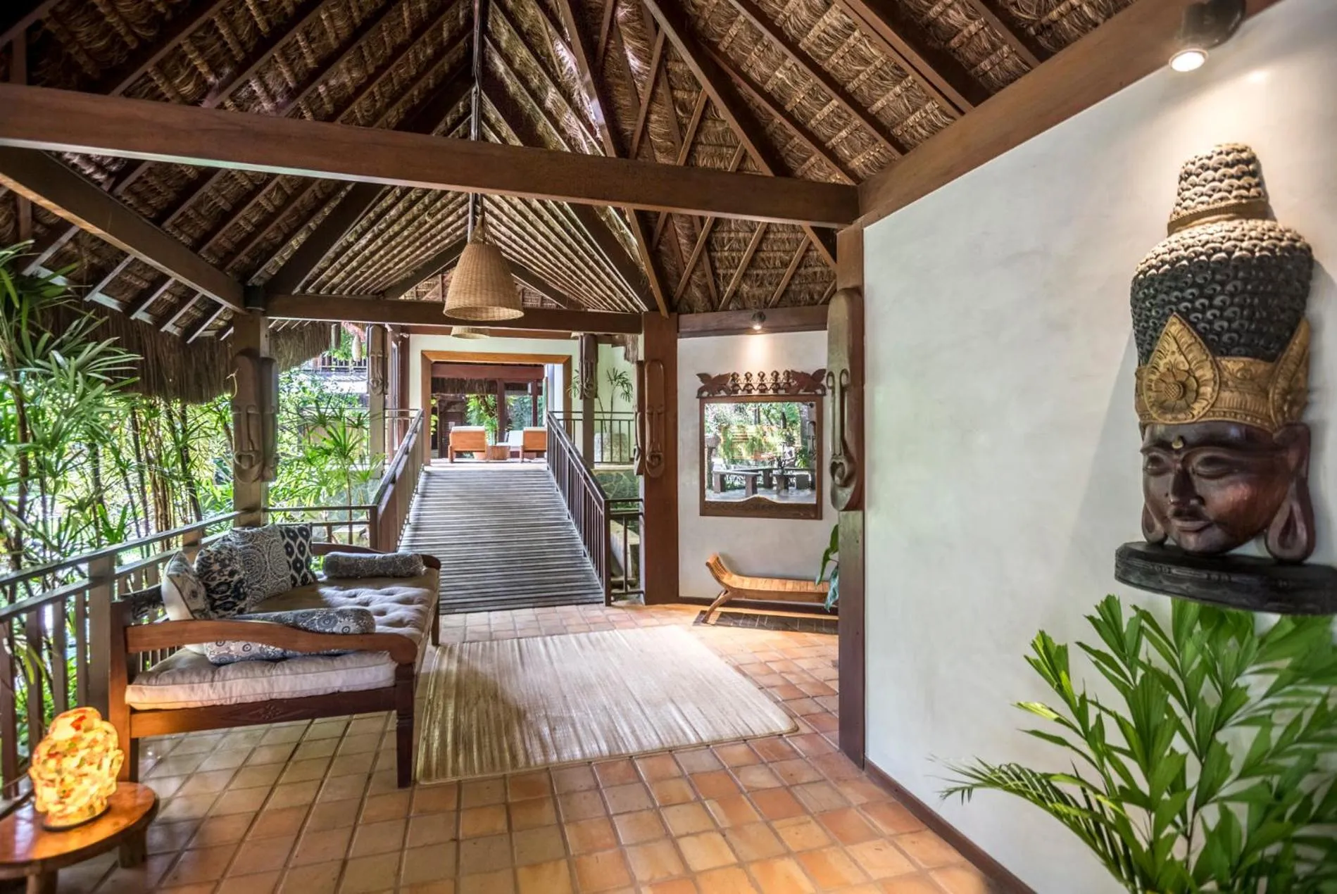 Lobby or reception in Sombra e Água Fresca Floresta