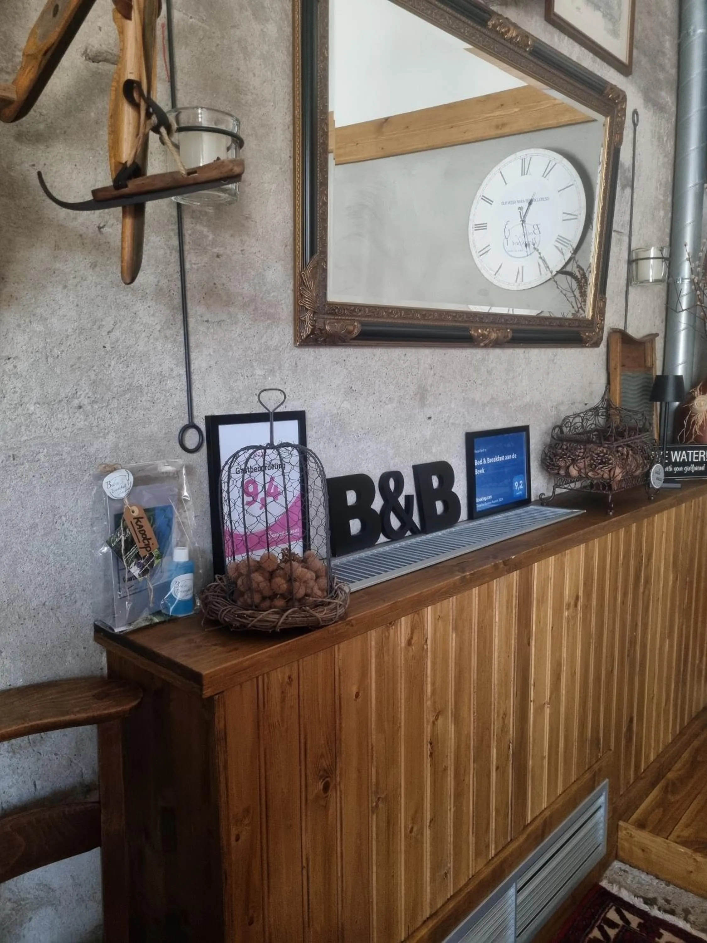 Dining area in Bed & Breakfast aan de Beek