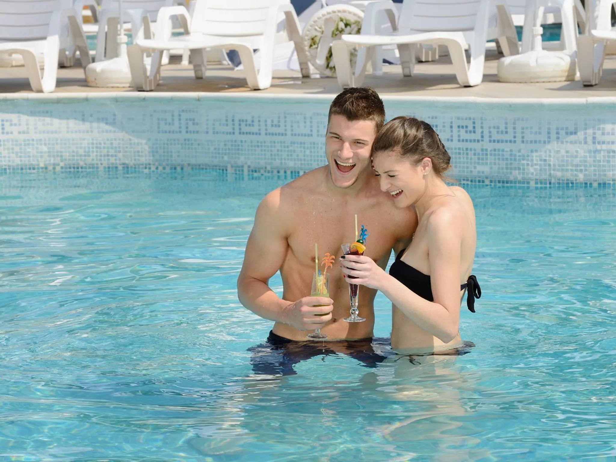 Swimming pool in Augusta SPA Hotel