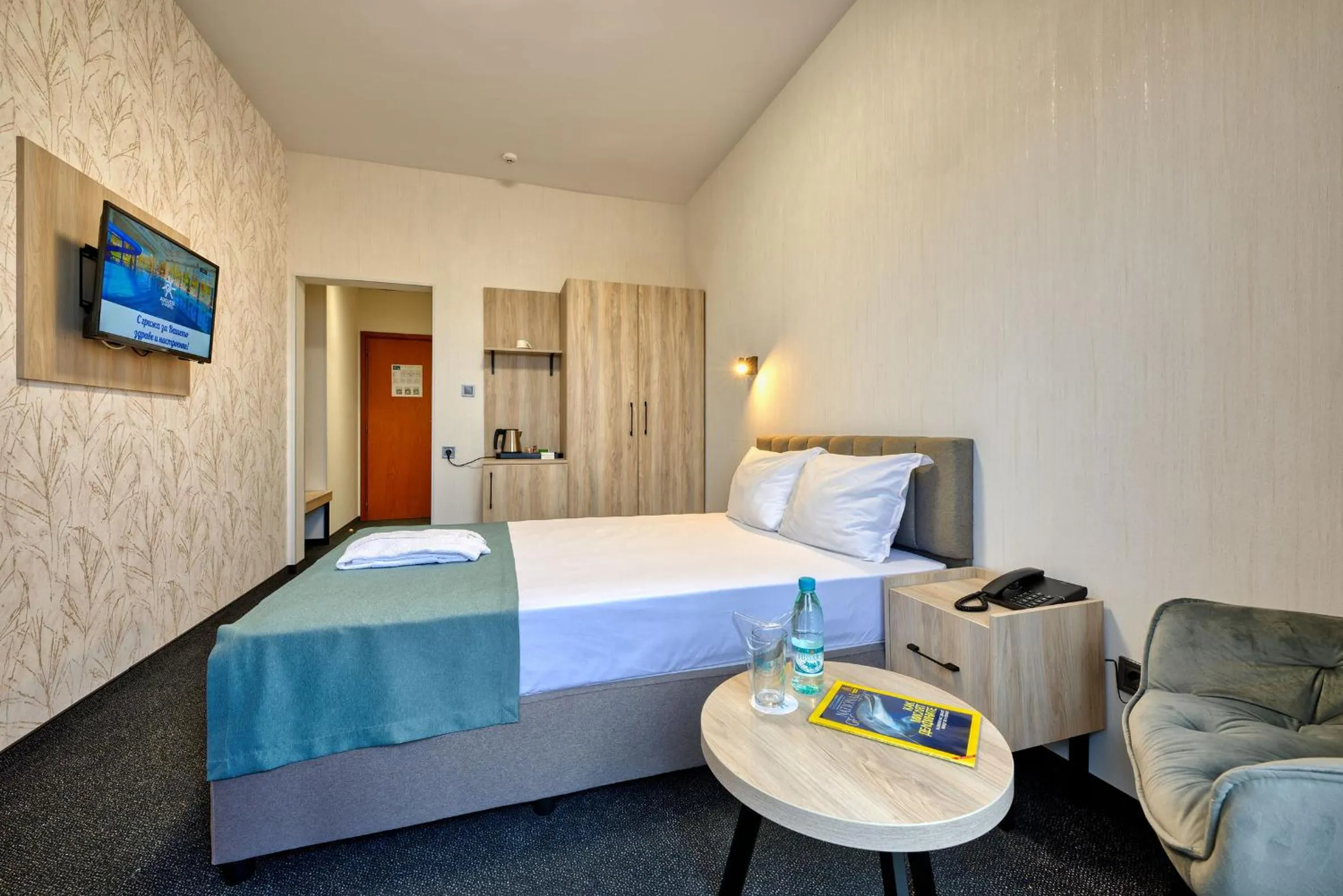 Bed in Augusta SPA Hotel