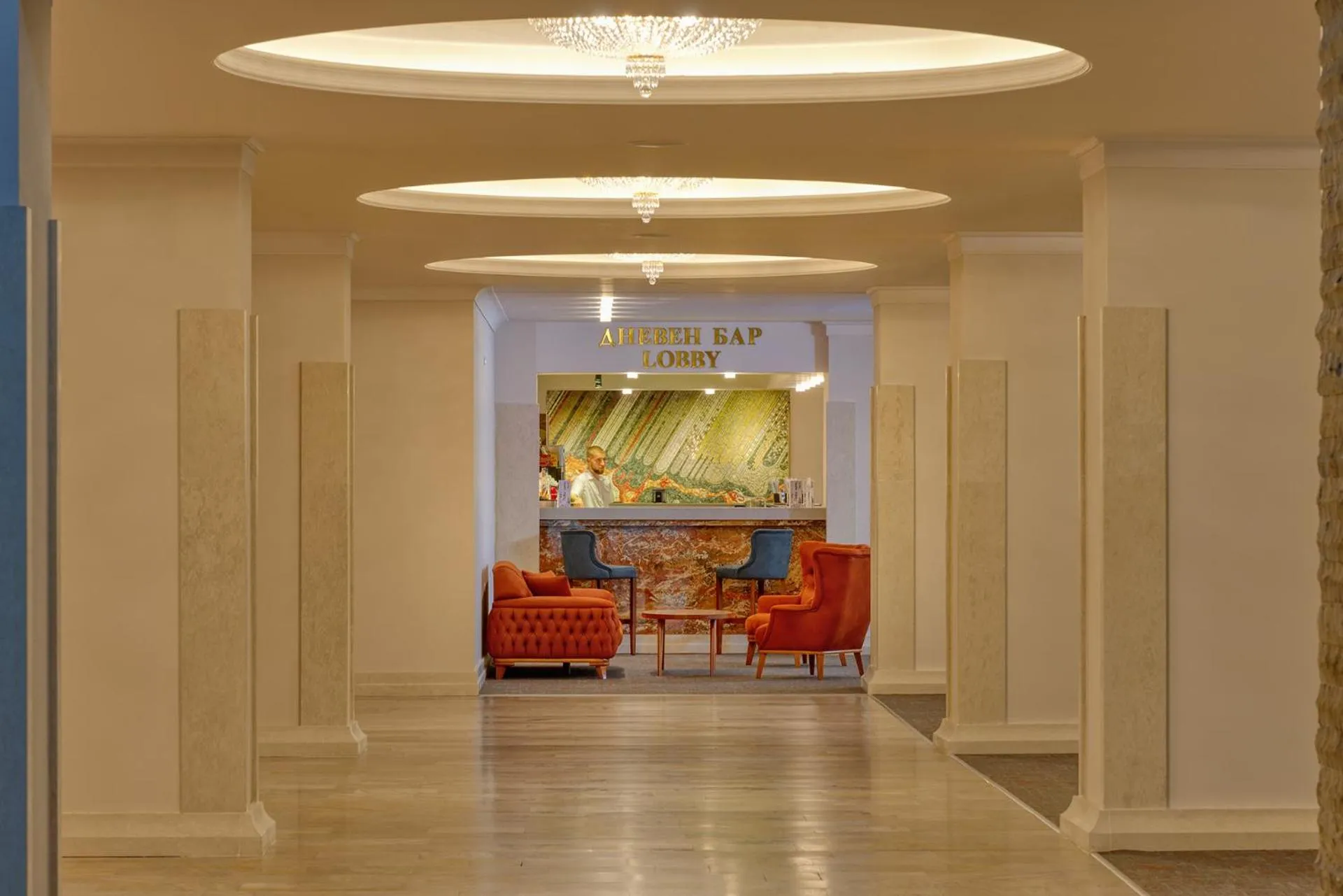 Lobby or reception in Augusta SPA Hotel