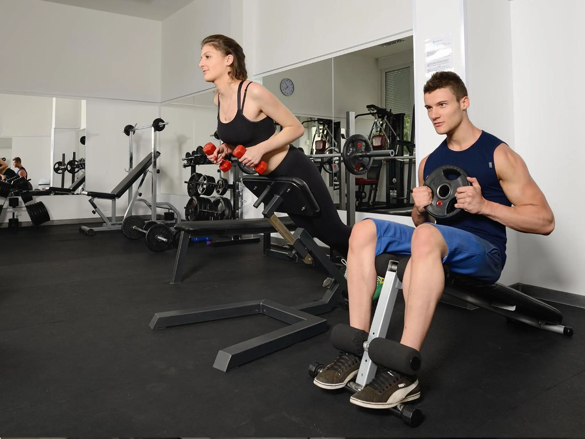 Fitness centre/facilities in Augusta SPA Hotel