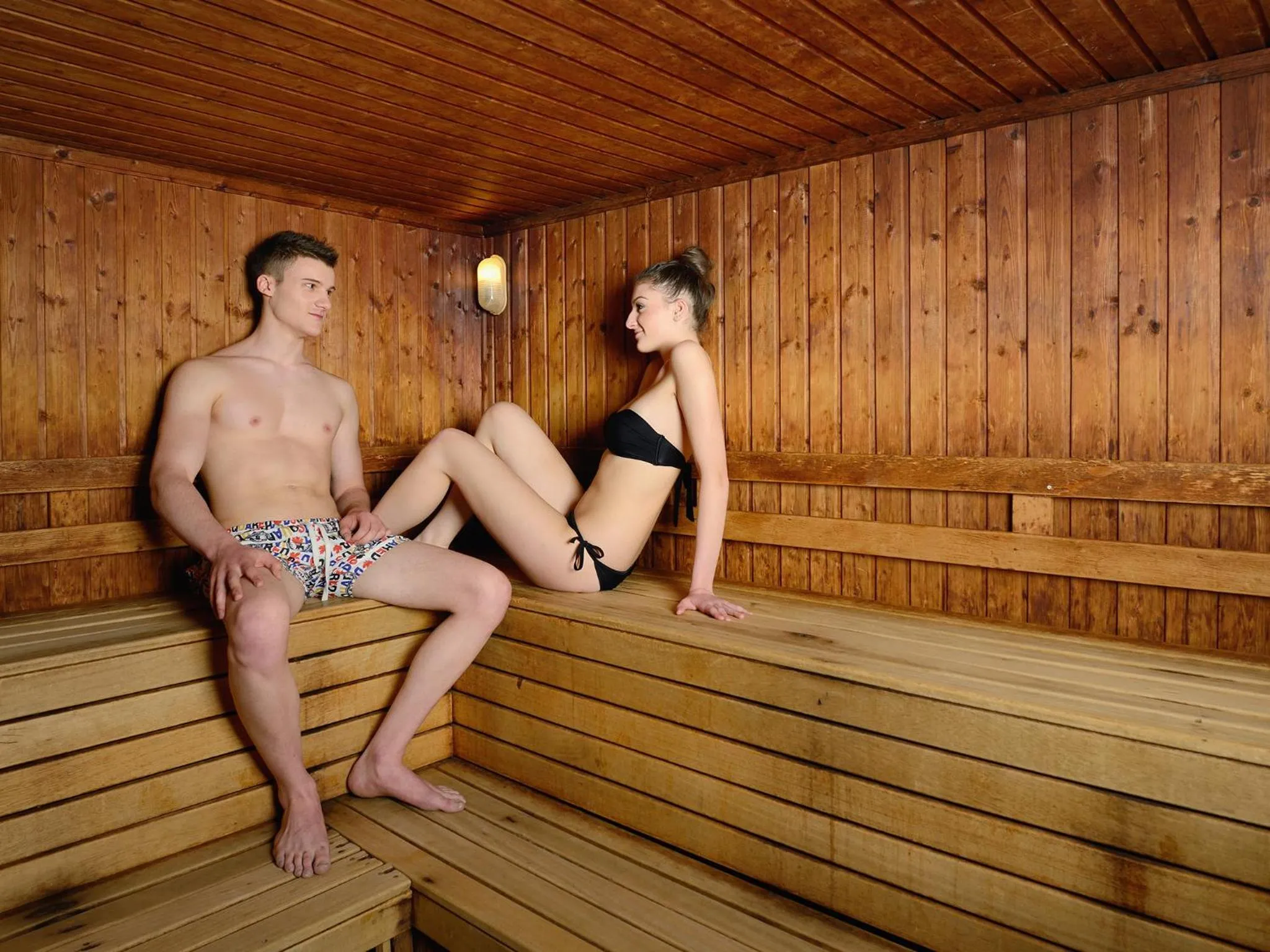 Sauna in Augusta SPA Hotel