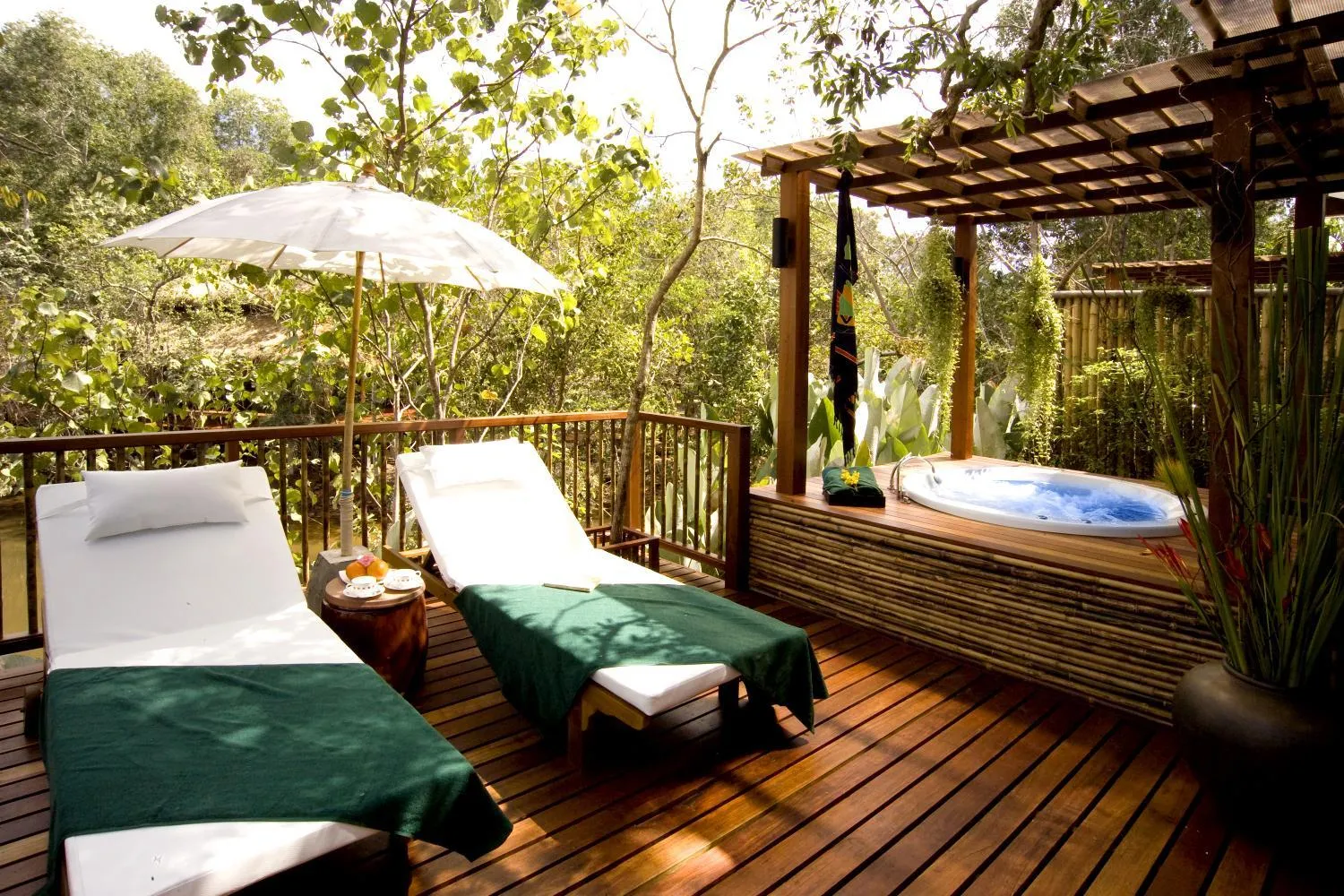 Patio in Centara Chaan Talay Resort And Villas Trat