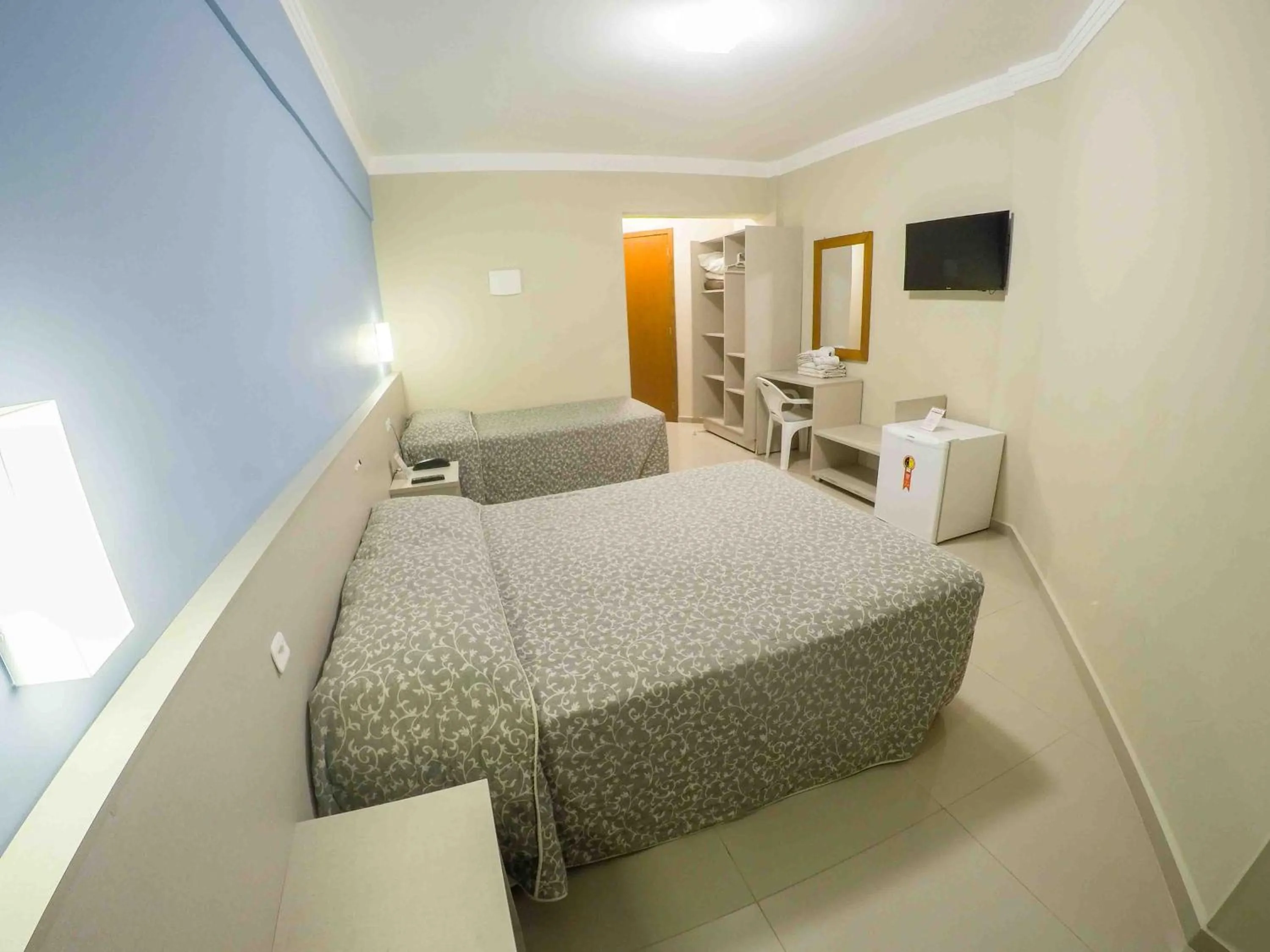 Bed in Hotel Vieiras