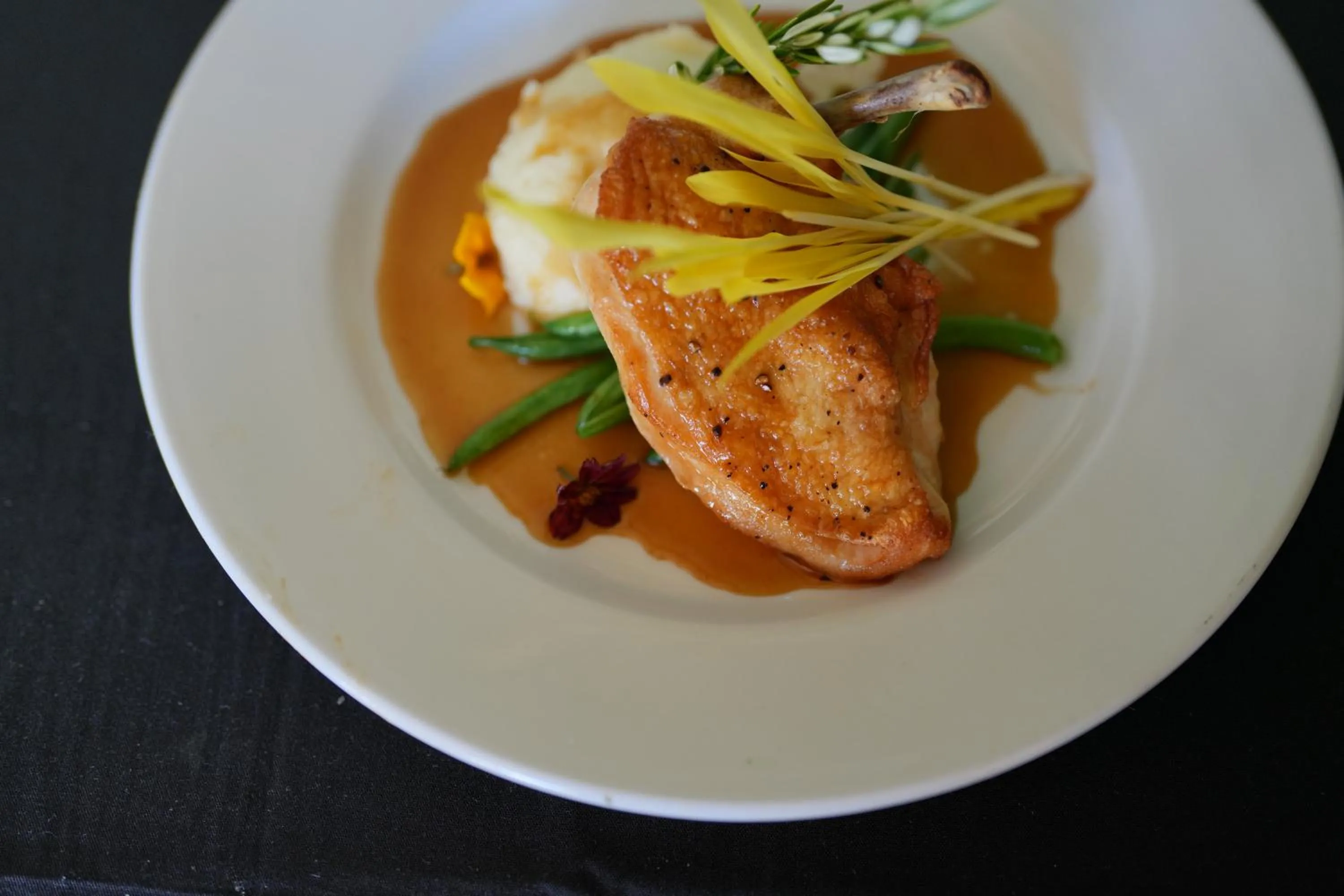 Food in University Club of San Francisco