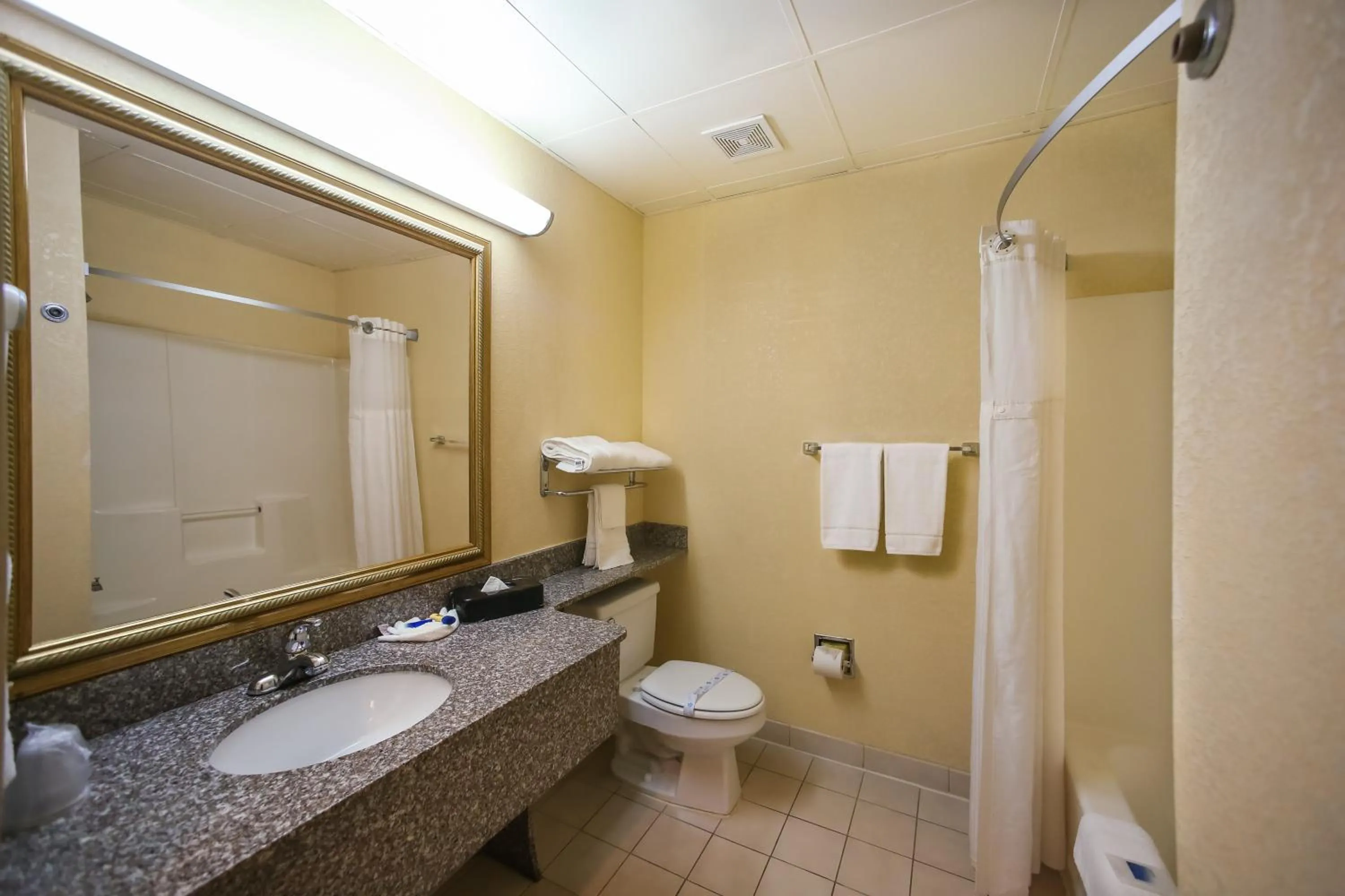 Bathroom in Motel 6 Dawsonville GA North GA Premium Outlets