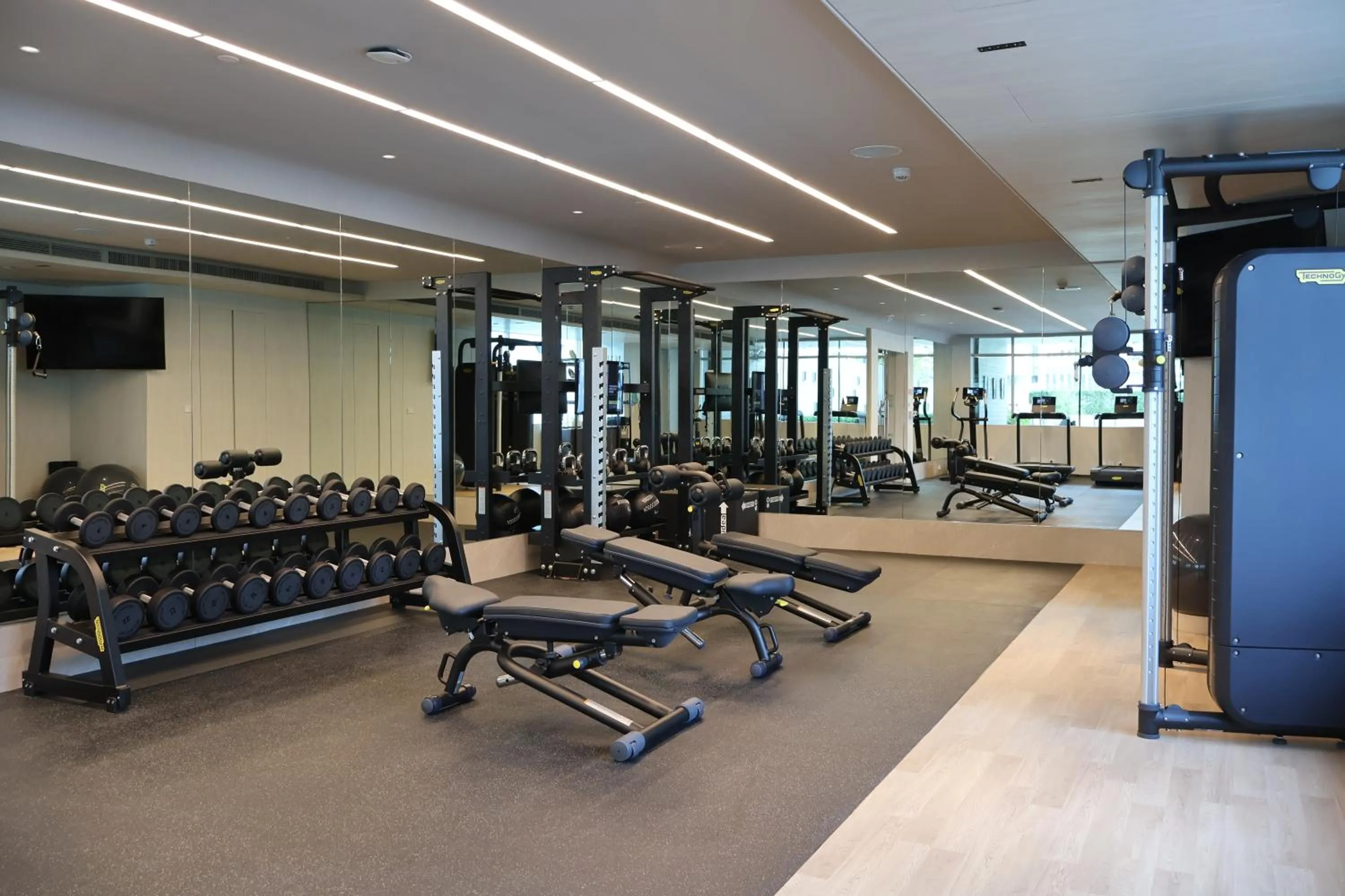 Fitness centre/facilities in DoubleTree by Hilton Bangkok Ploenchit