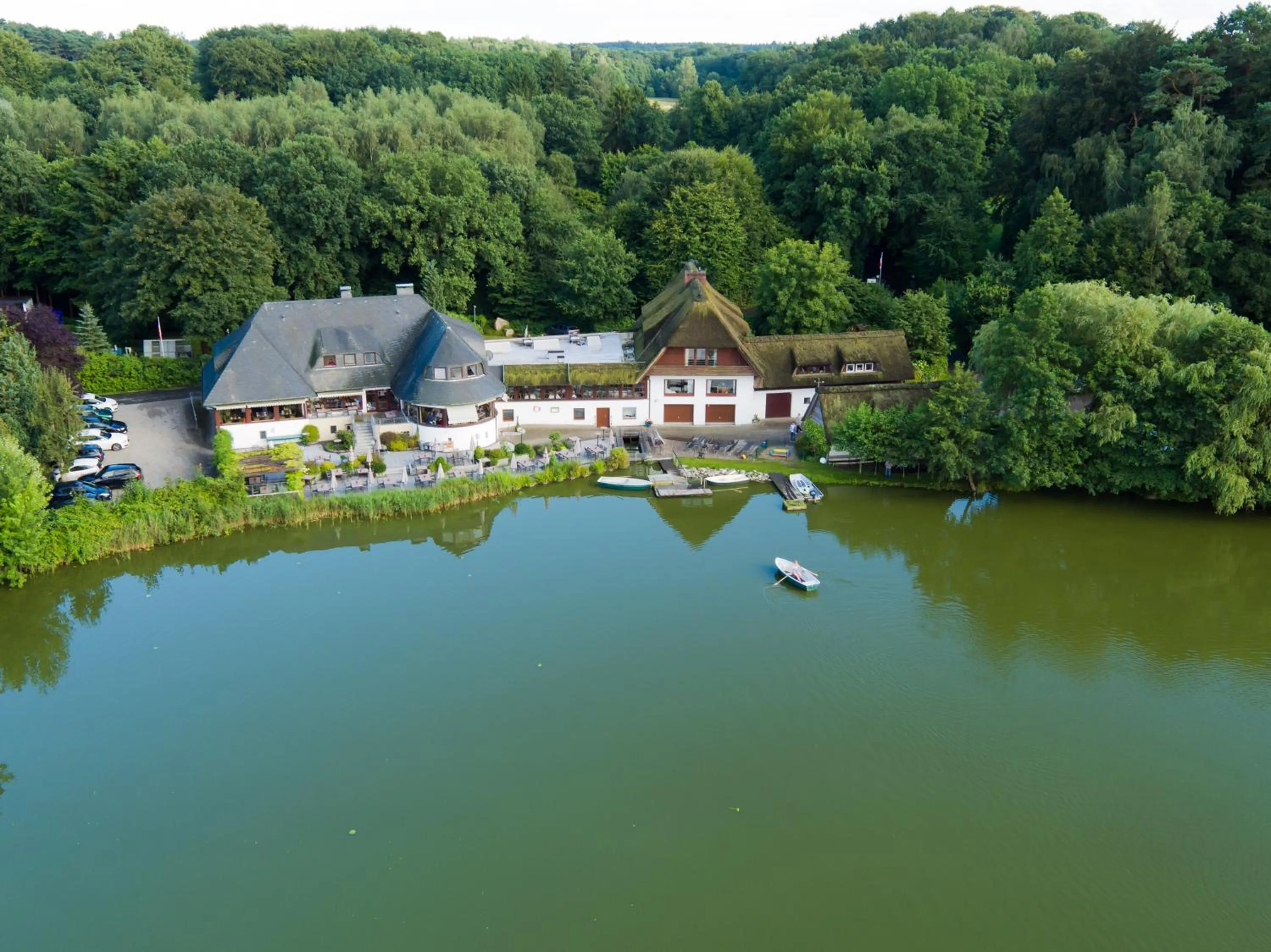 Bird's eye view in Fischerklause am Lutjensee