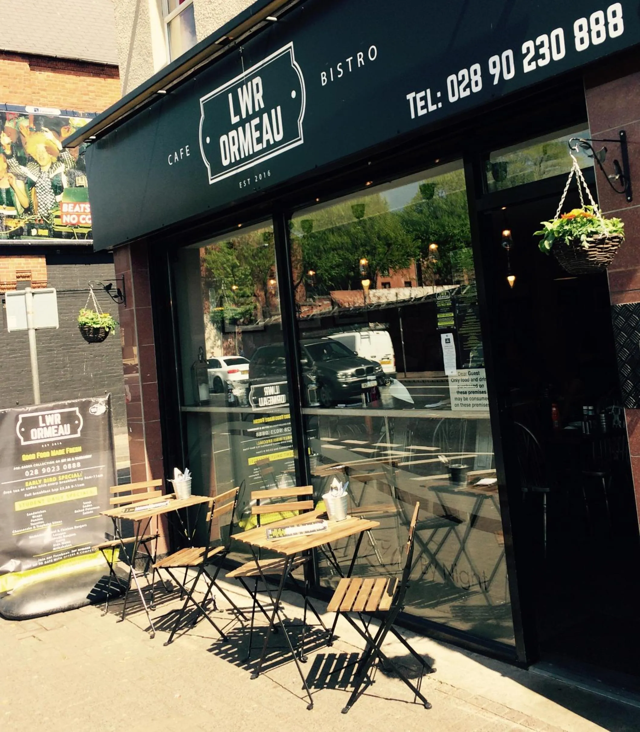 Restaurant/places to eat in Lwr Ormeau Guest House