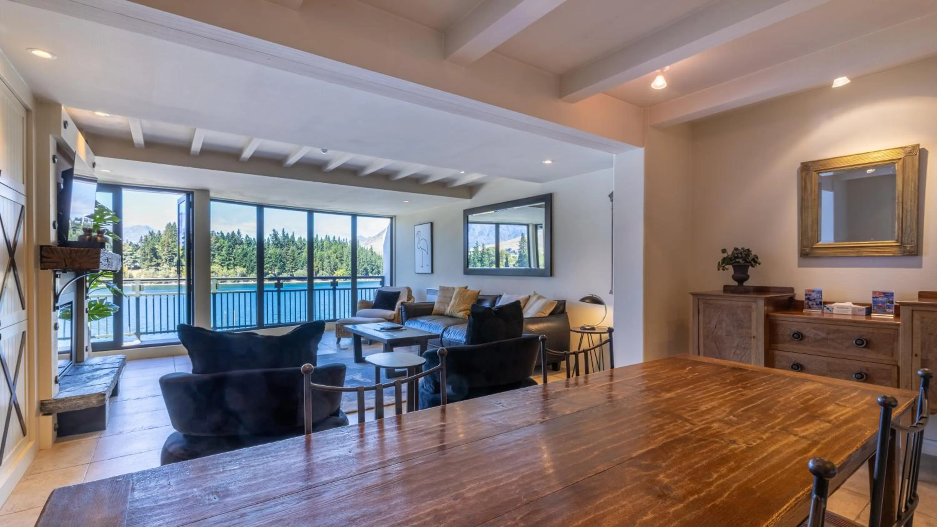 Living room in The Waterfront