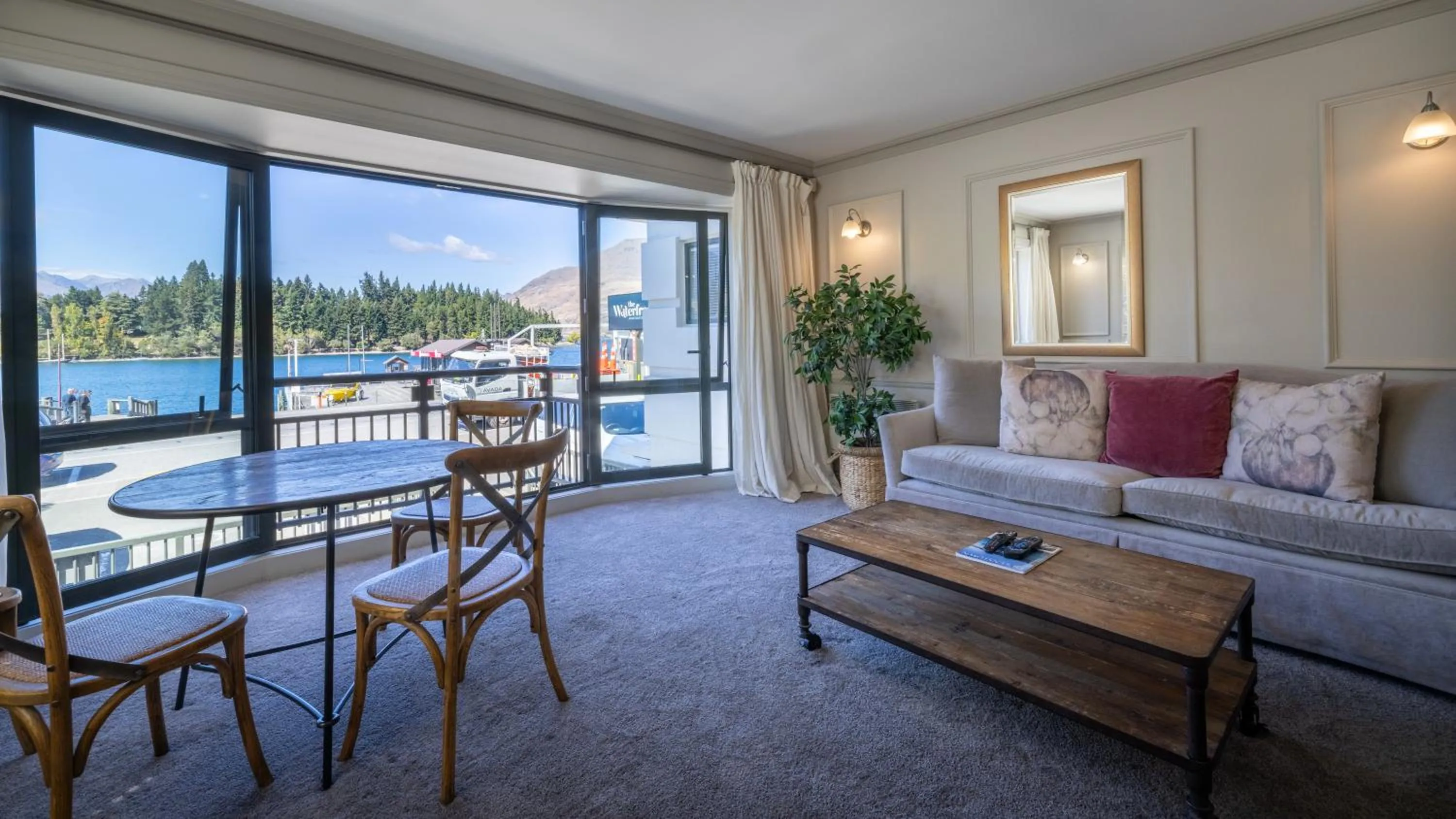 Living room in The Waterfront