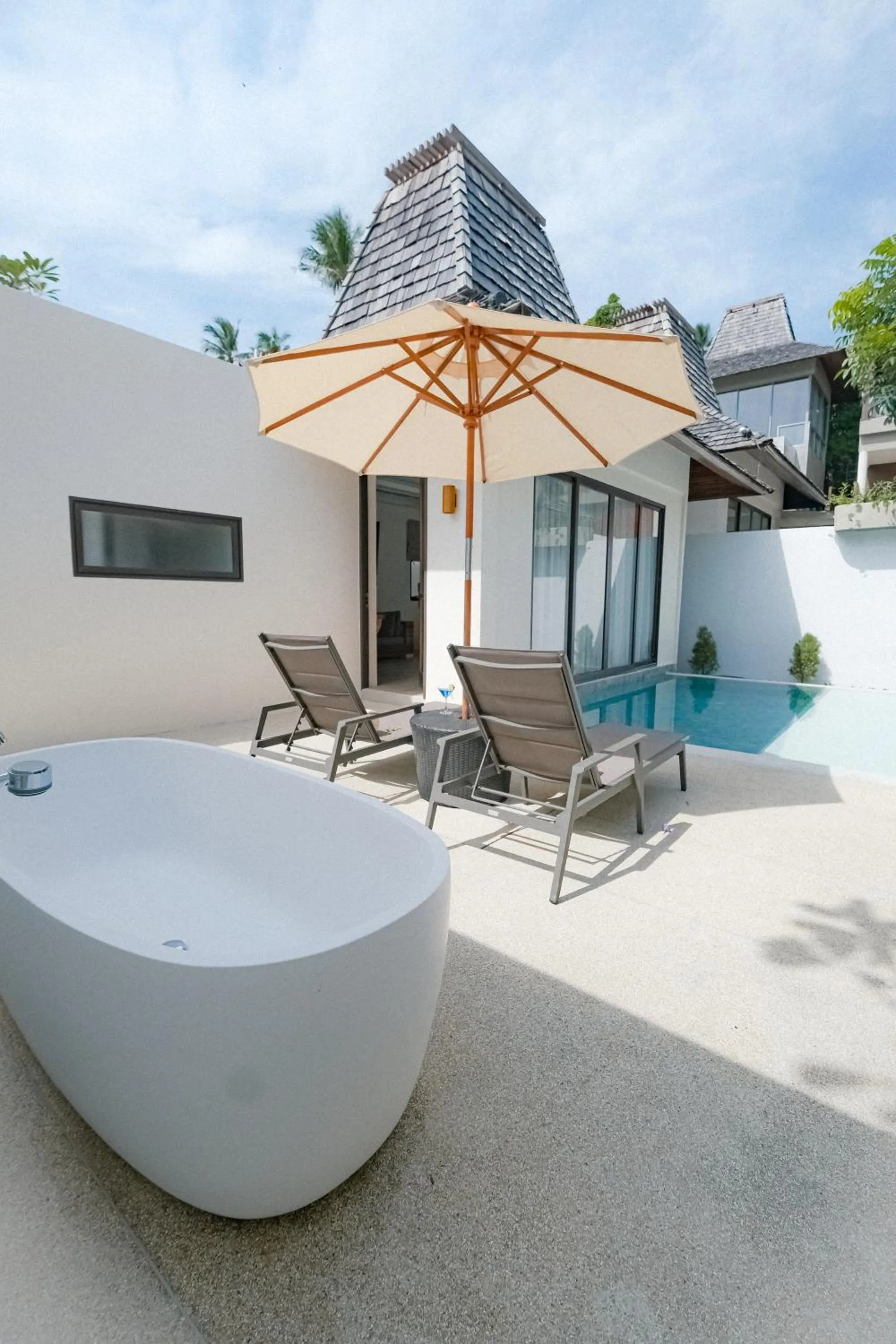 Patio in Baan Haad Ngam Boutique Resort