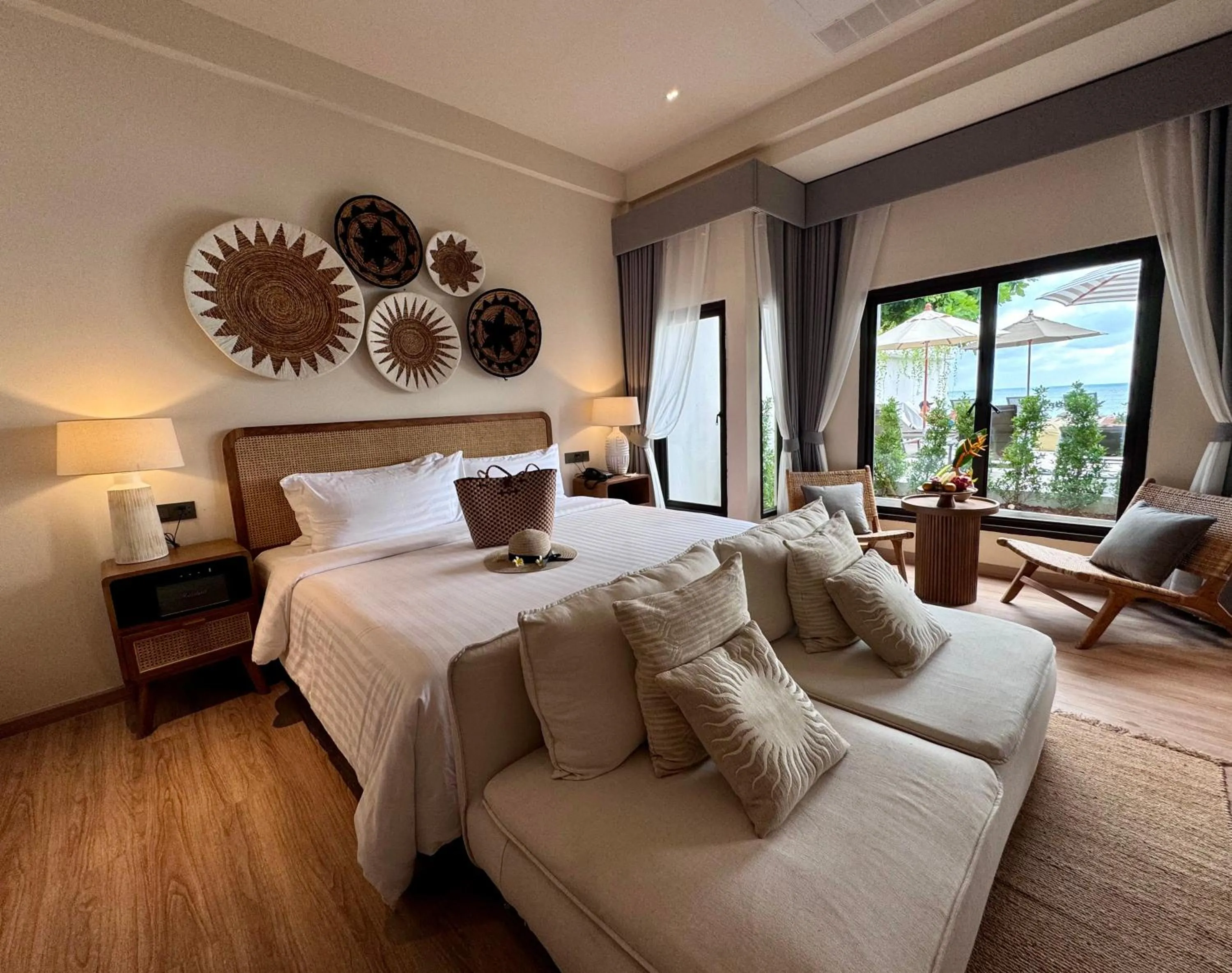 Bed in Baan Haad Ngam Boutique Resort