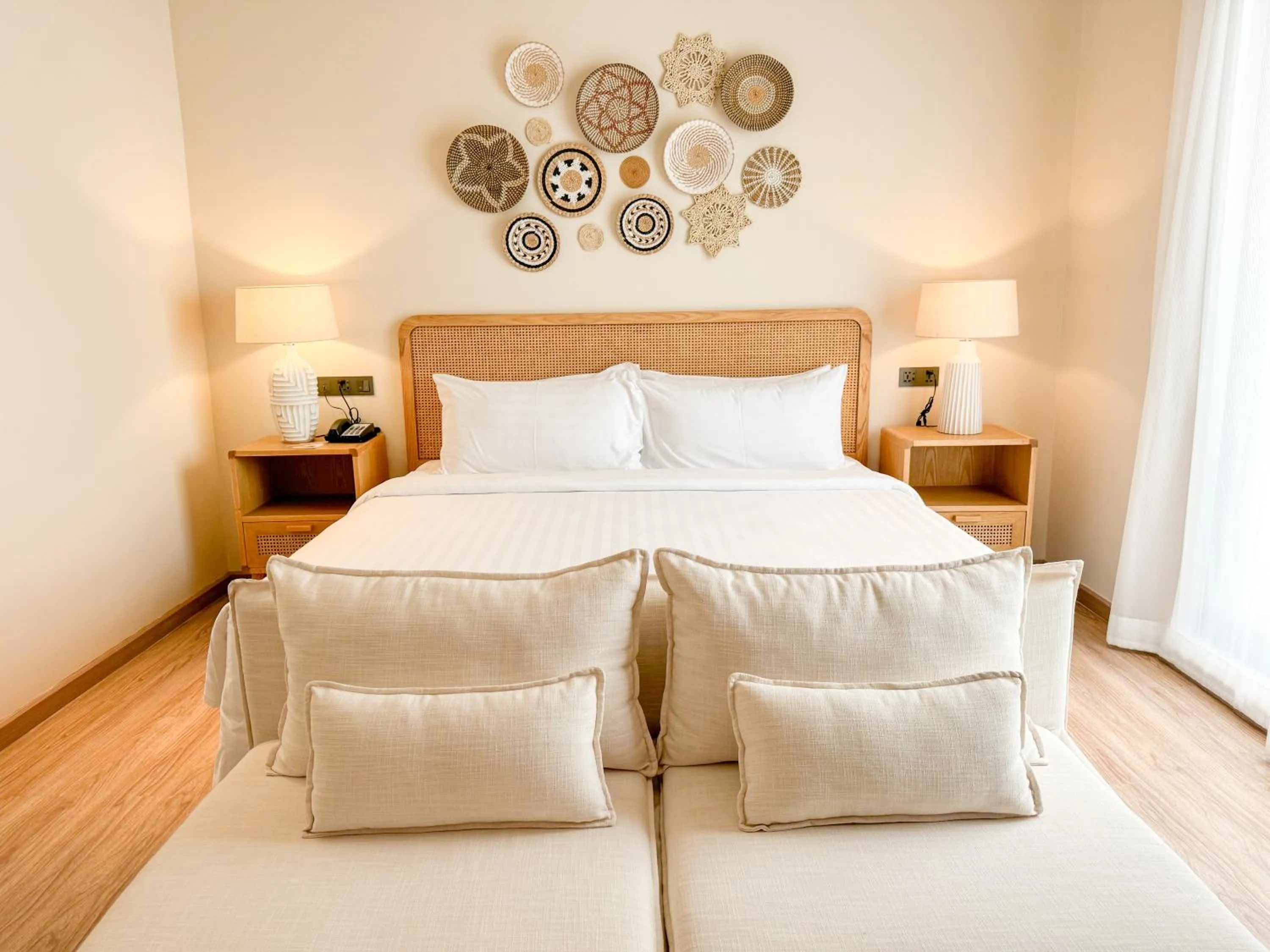 Bed in Baan Haad Ngam Boutique Resort