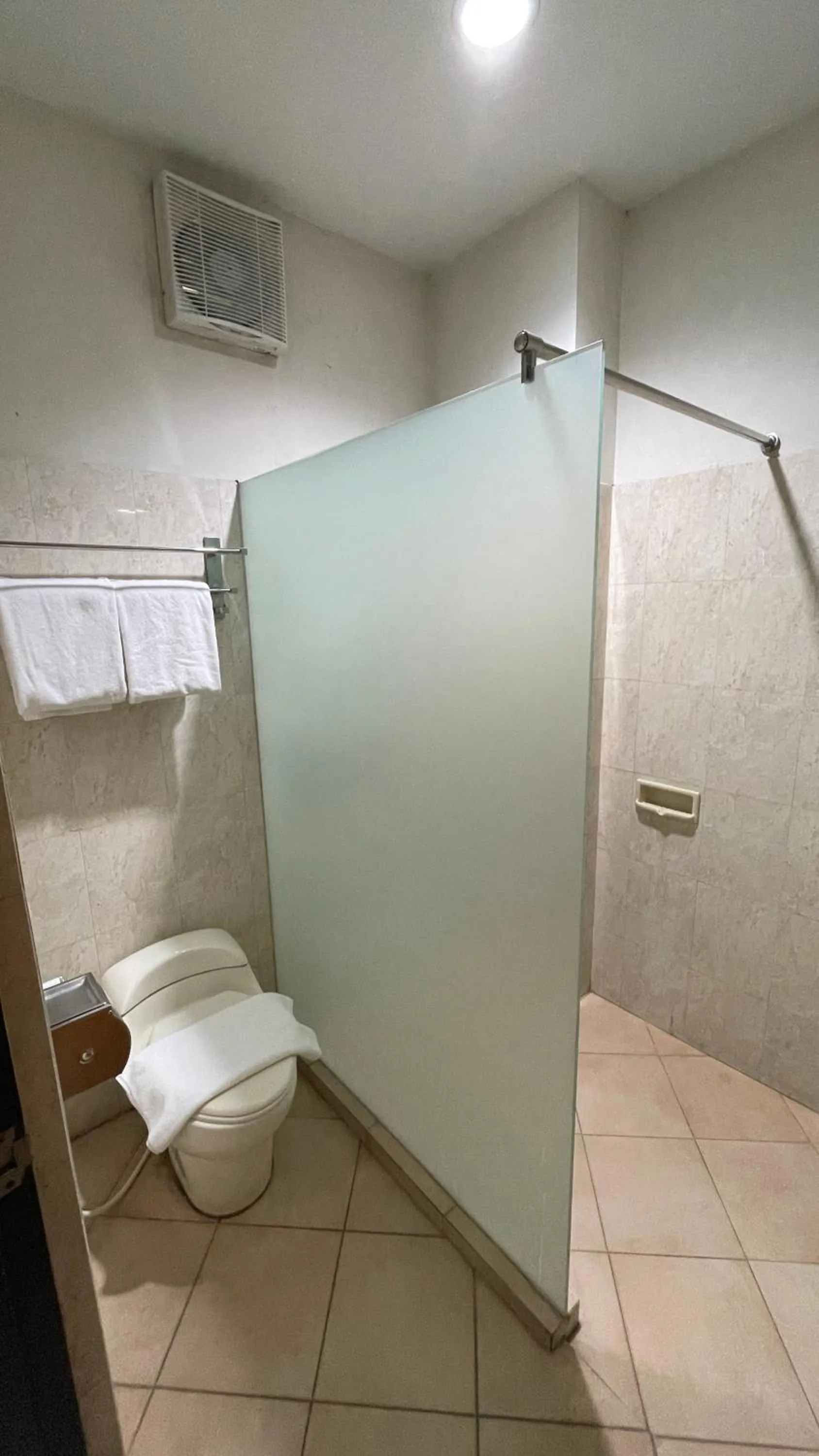 Shower in LPP Convention Hotel Demangan