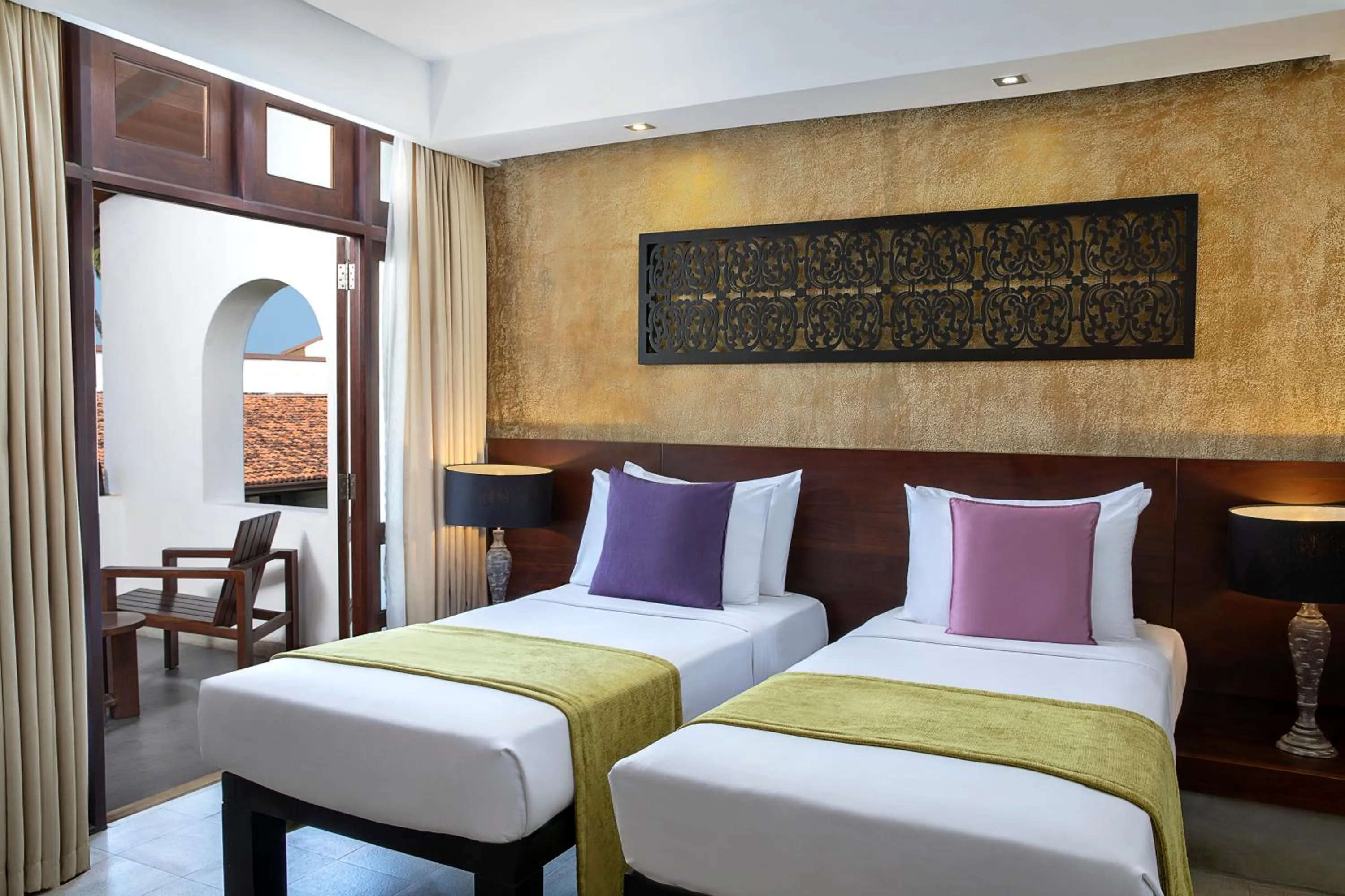 Bed in Avani Kalutara Resort