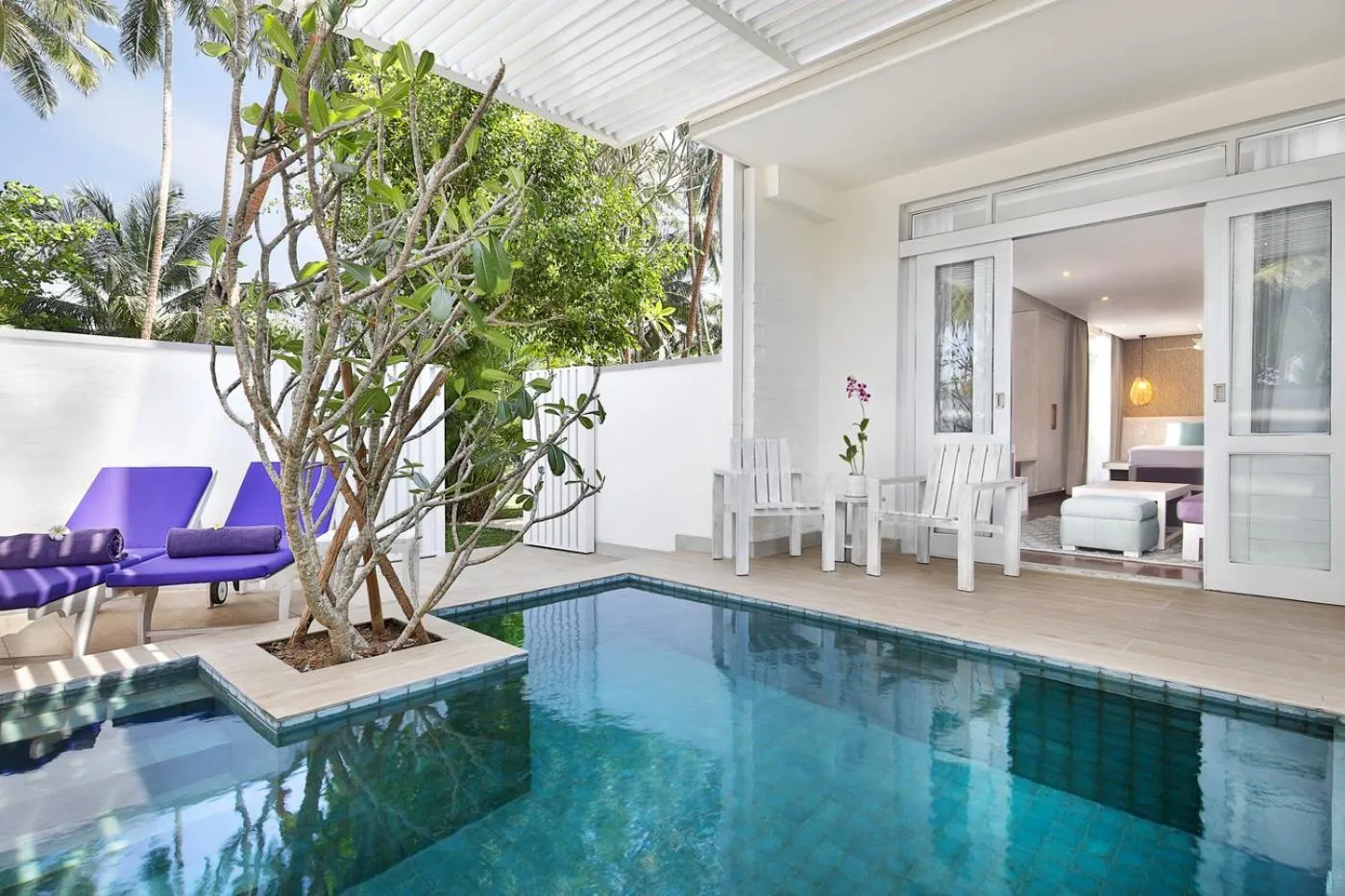 Pool view in Avani Kalutara Resort