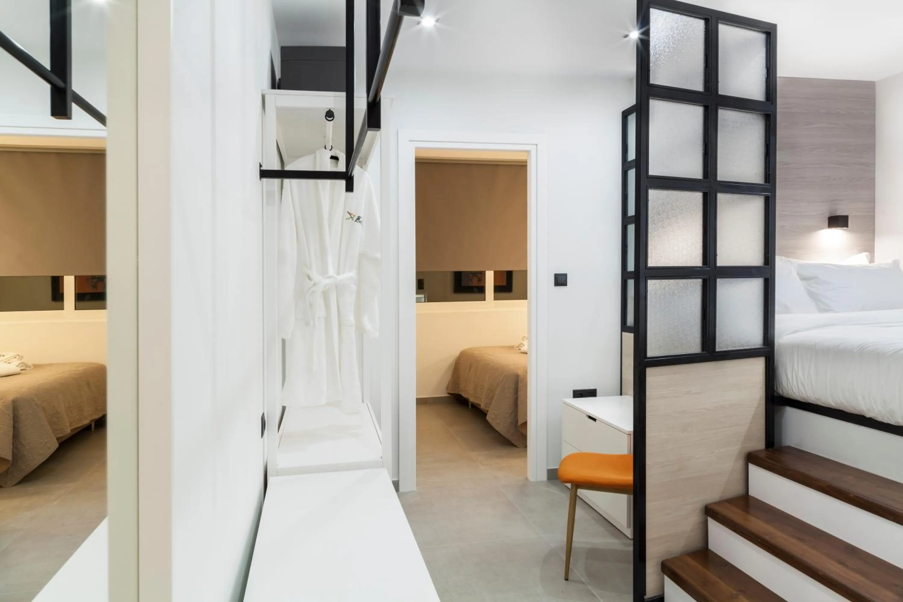 Bedroom, Bed in The Athenians Modern Apartments