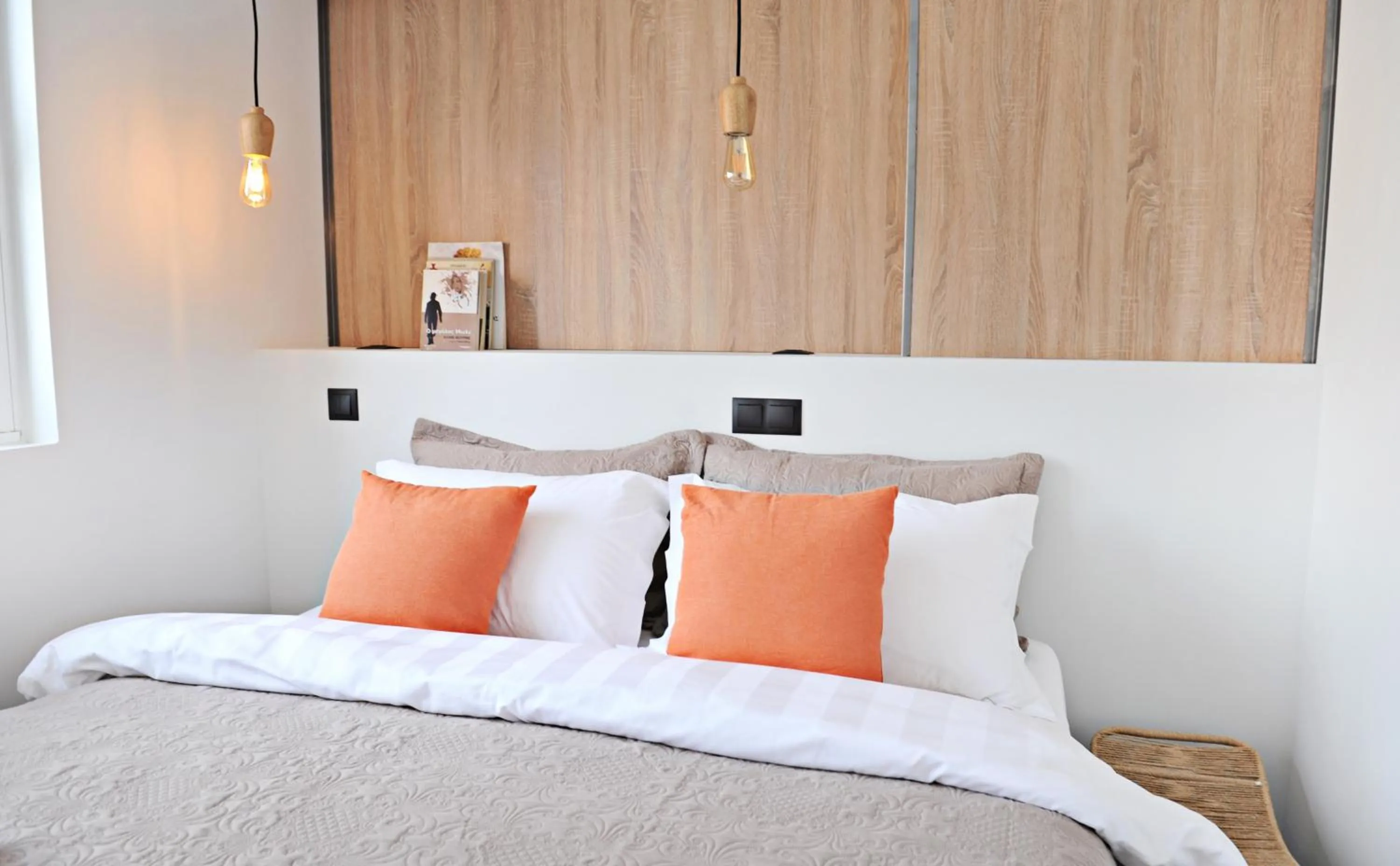 Bed in The Athenians Modern Apartments