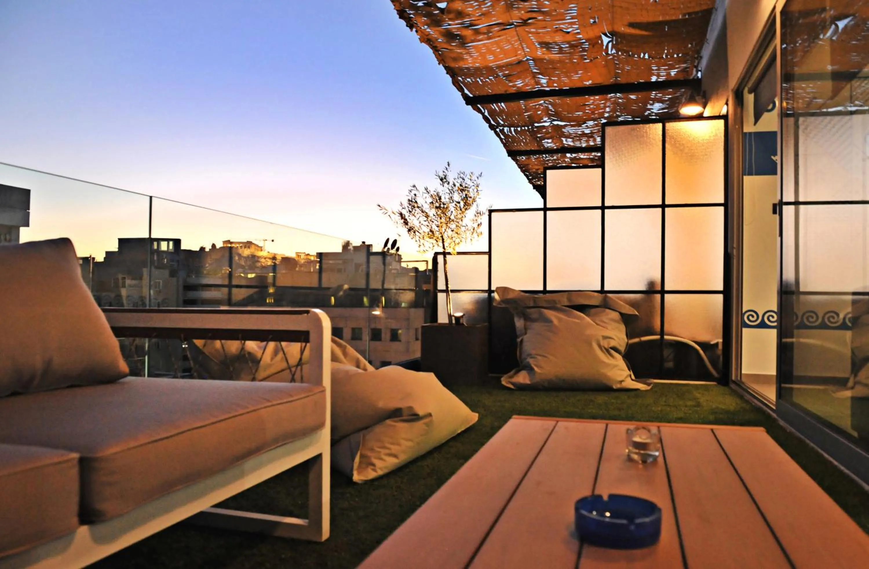 Balcony/Terrace in The Athenians Modern Apartments