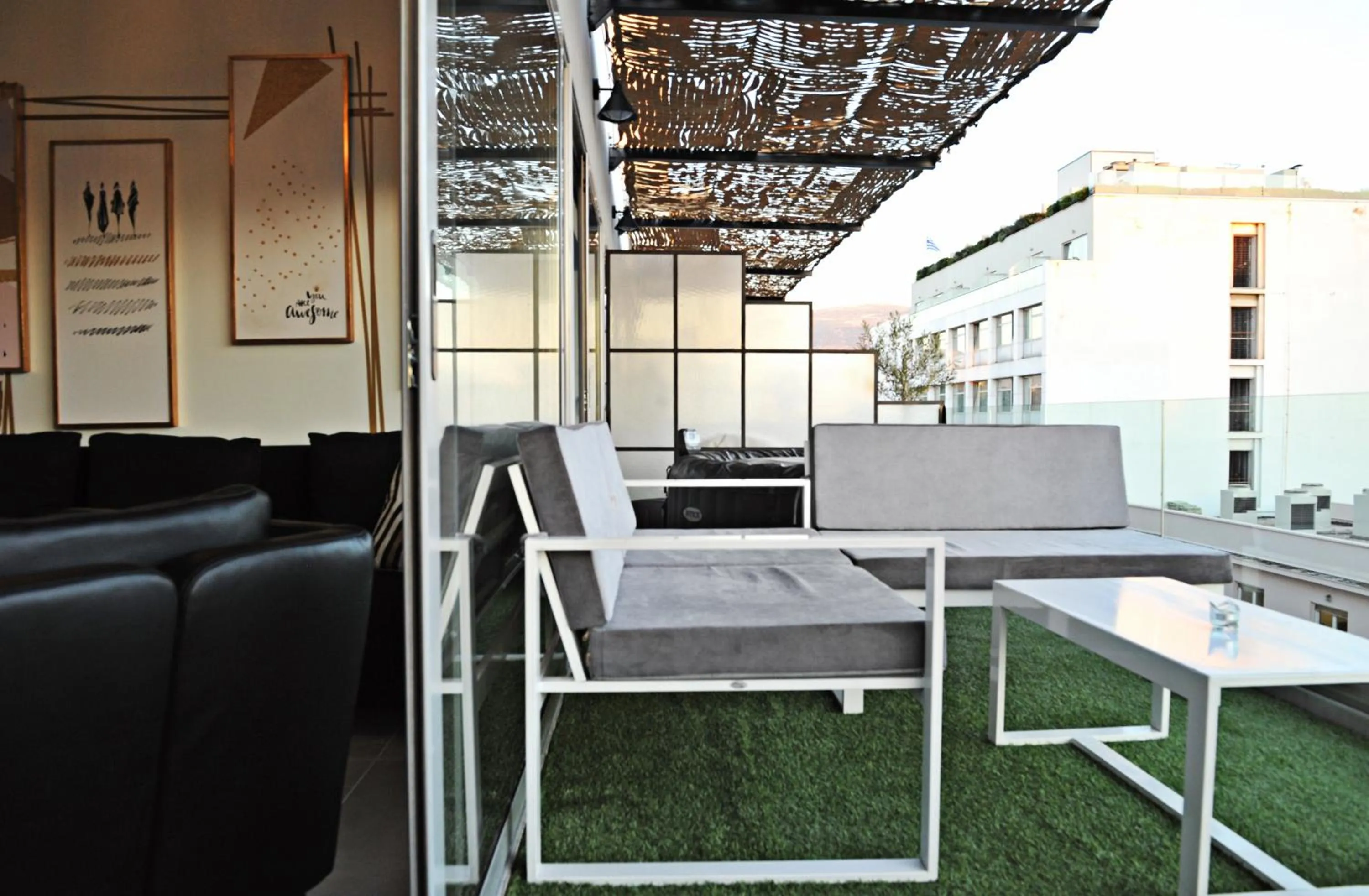 Balcony/Terrace in The Athenians Modern Apartments