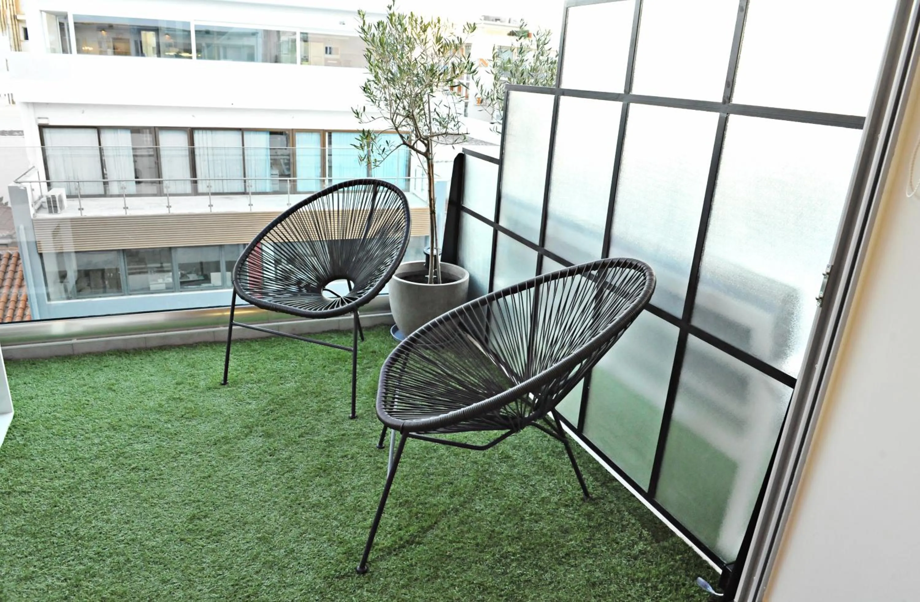 Balcony/Terrace in The Athenians Modern Apartments