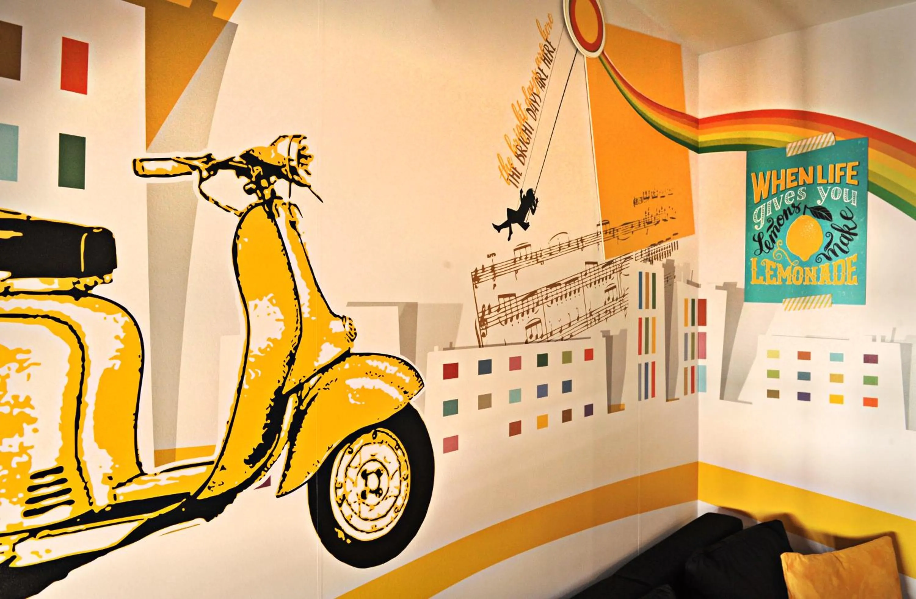 Bedroom in The Athenians Modern Apartments