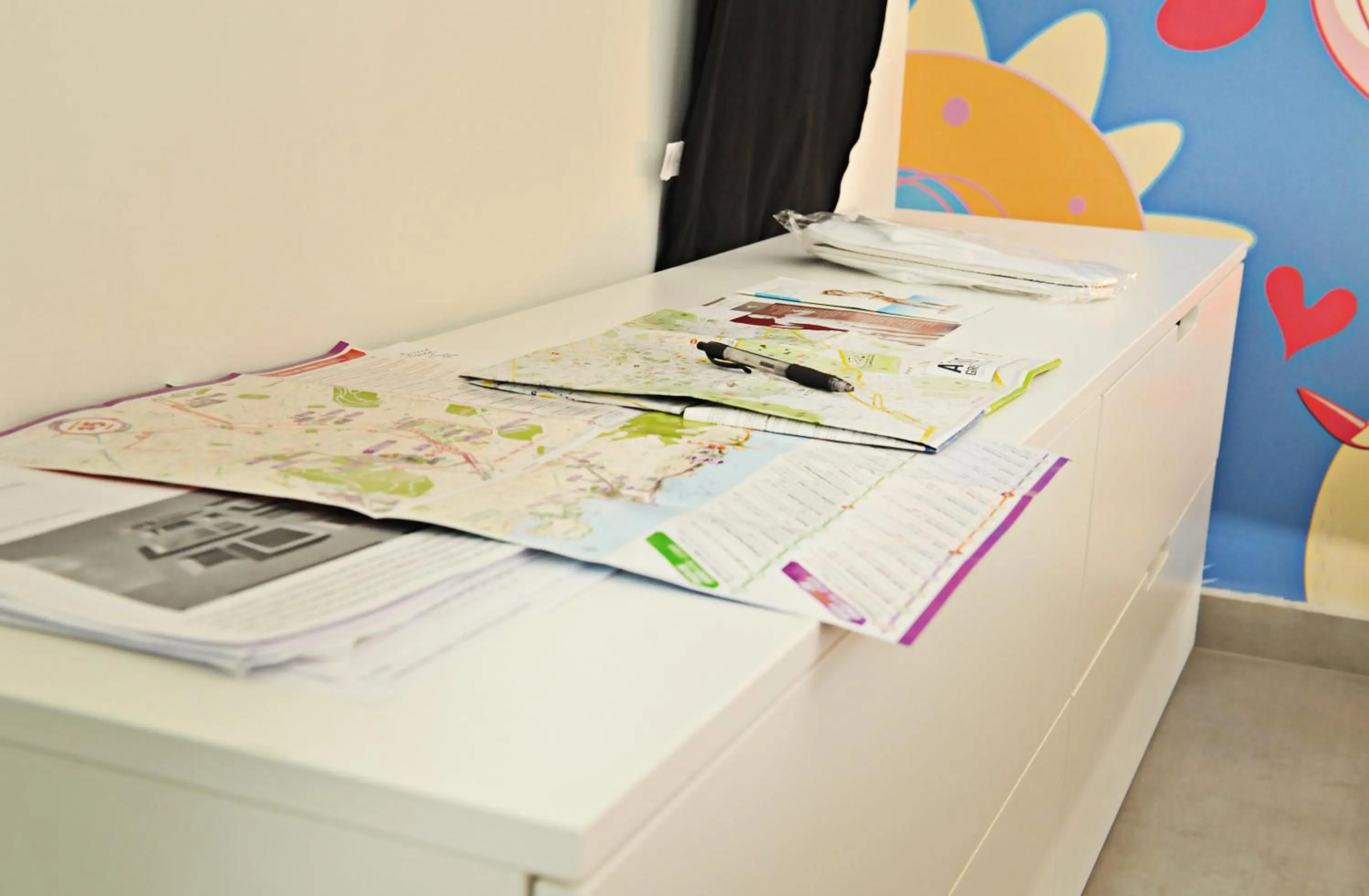 Bedroom in The Athenians Modern Apartments