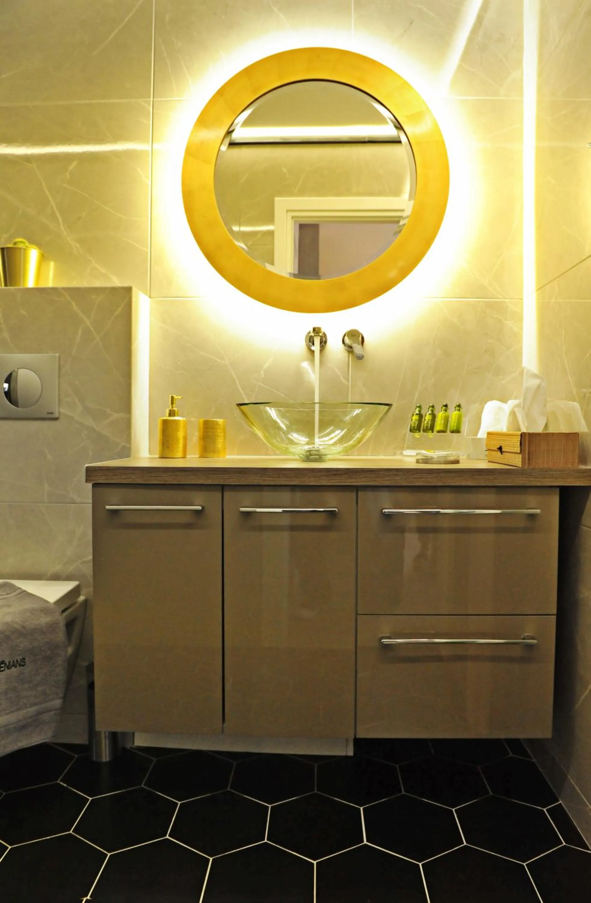 Bathroom in The Athenians Modern Apartments