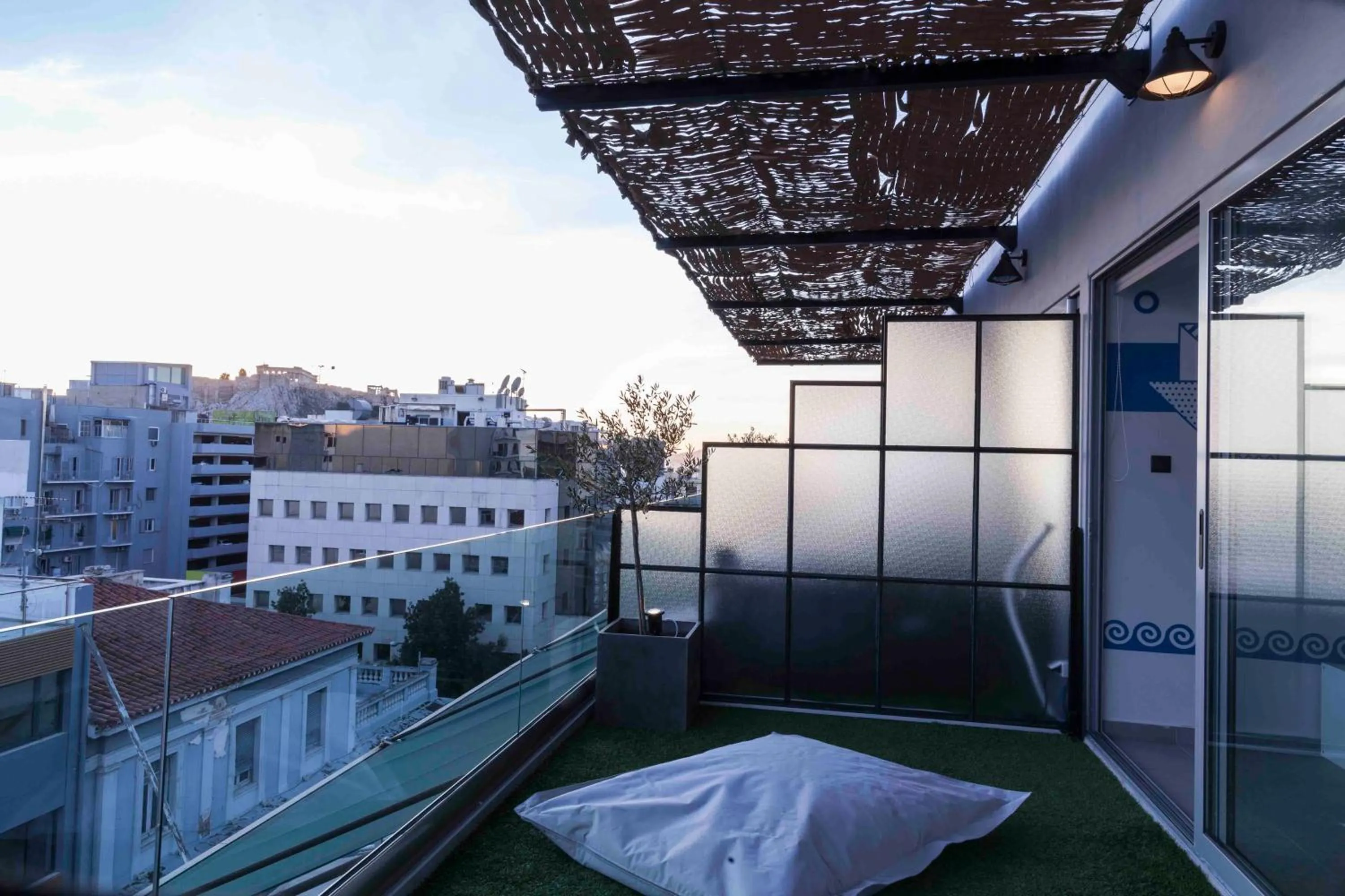 Balcony/Terrace in The Athenians Modern Apartments