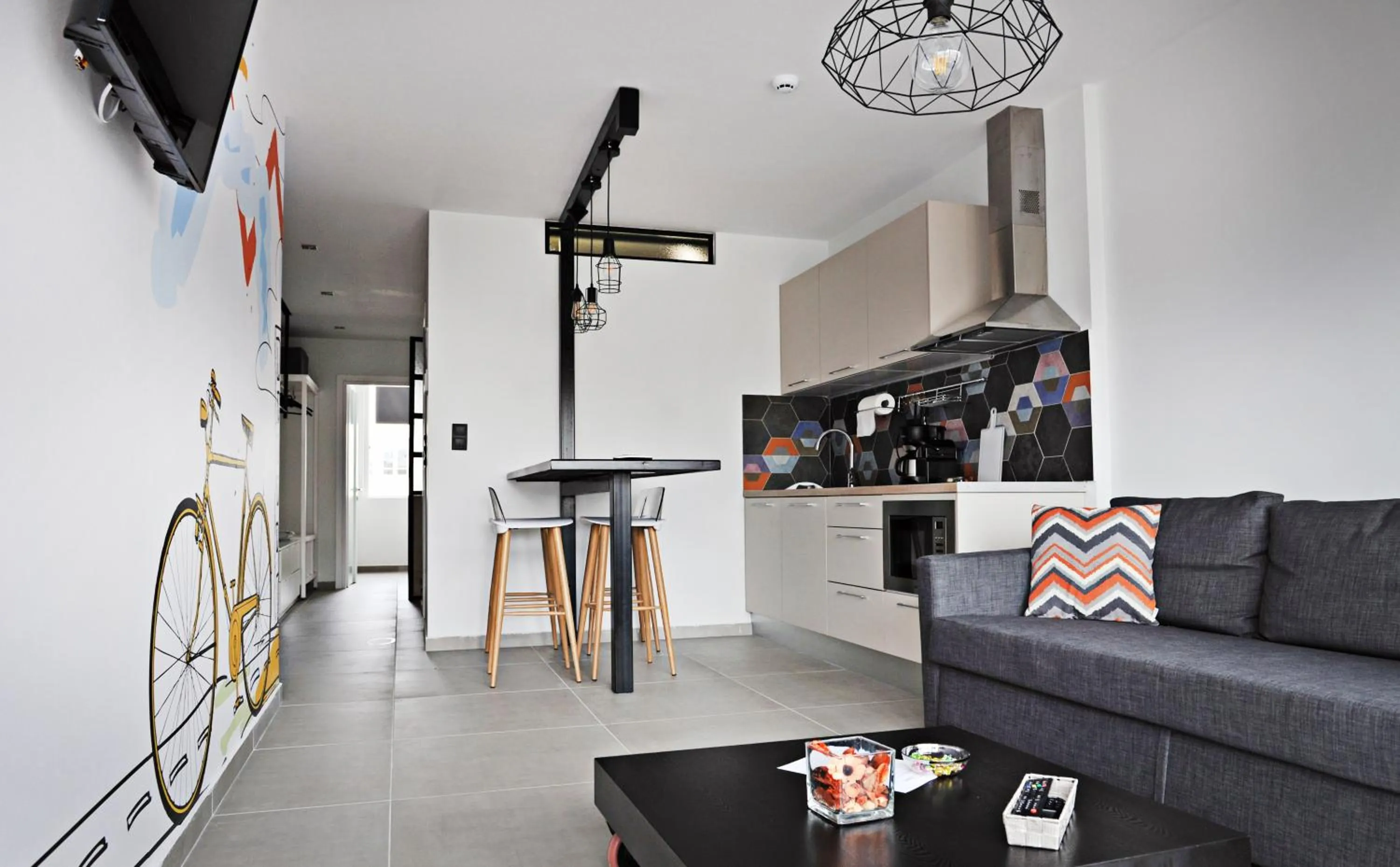 Kitchen or kitchenette in The Athenians Modern Apartments