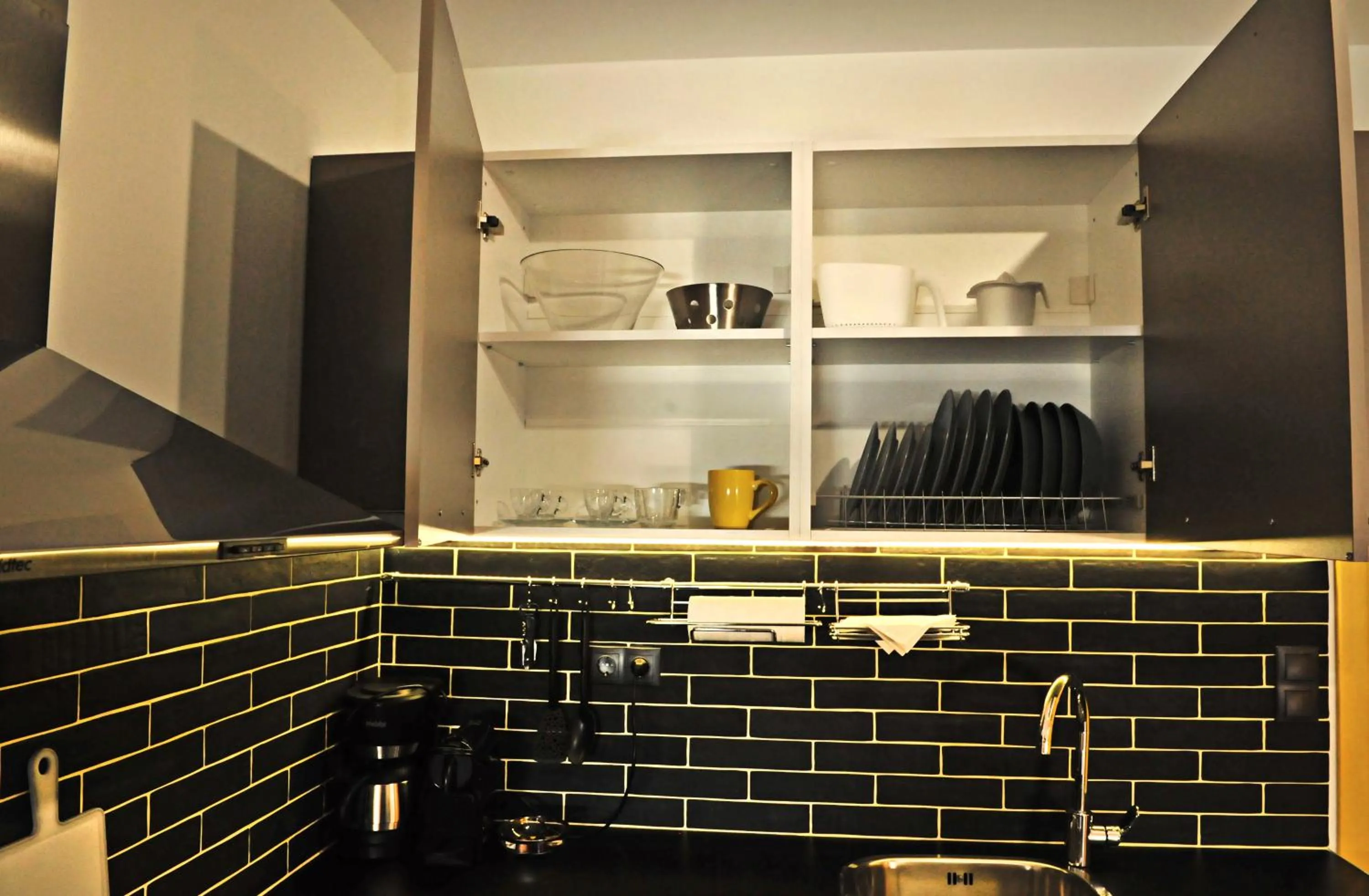 Kitchen or kitchenette in The Athenians Modern Apartments