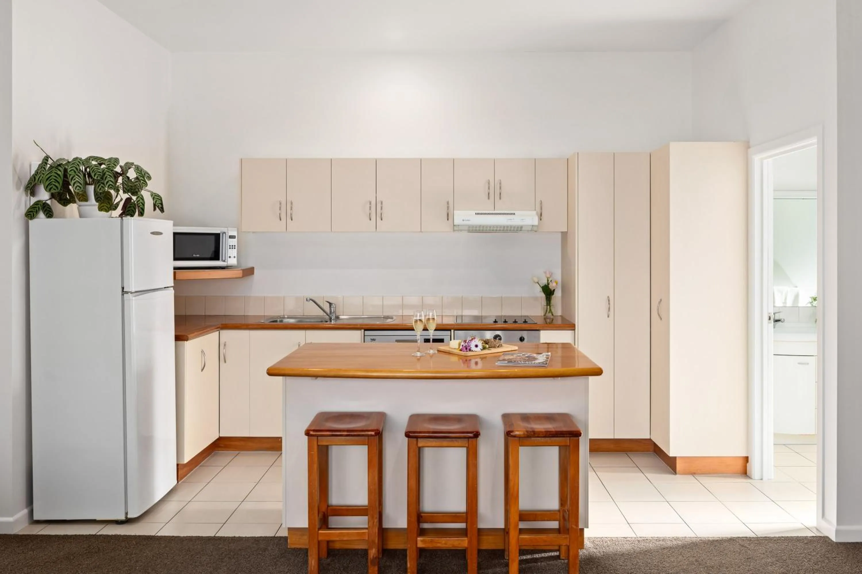 Kitchen or kitchenette in Ocean Beach Wainui
