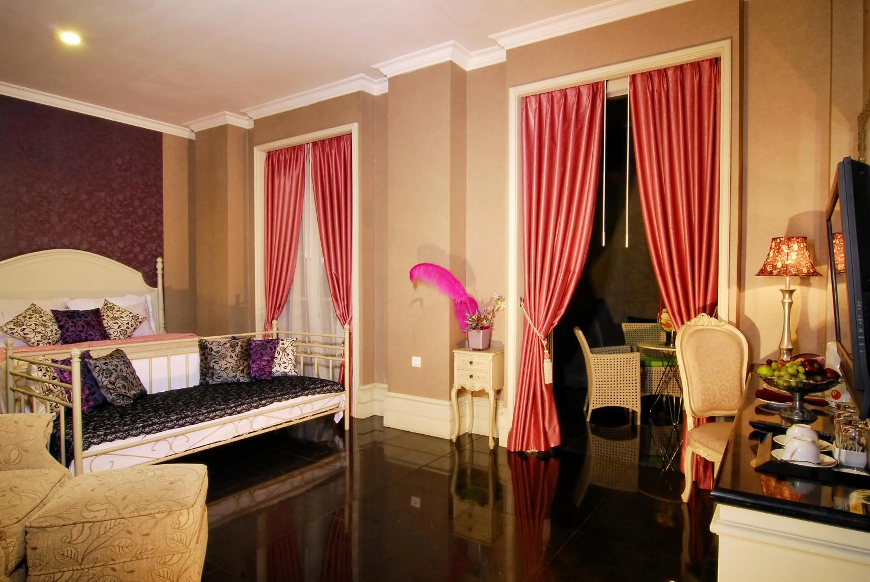 Decorative detail, Bed in GH Universal Hotel Bandung