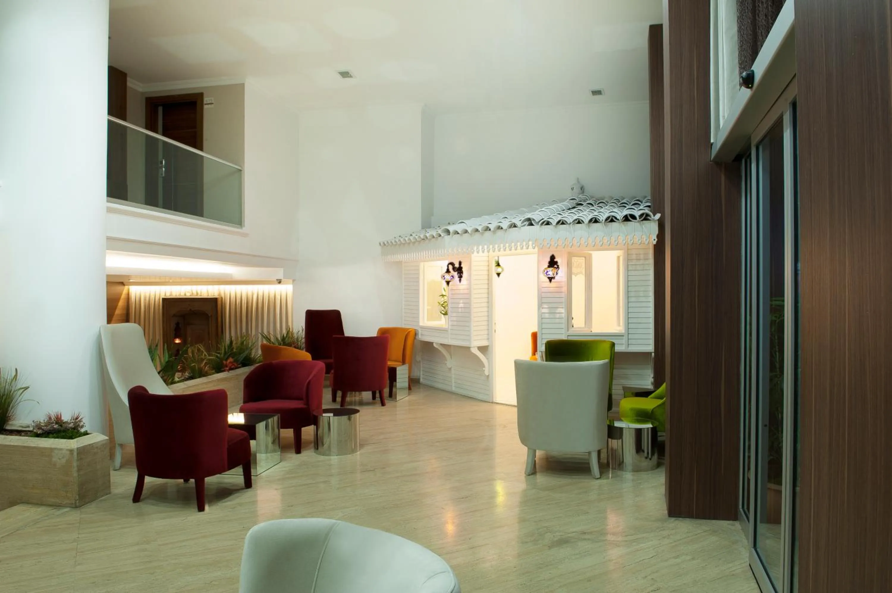 Lobby or reception in Birbey Hotel