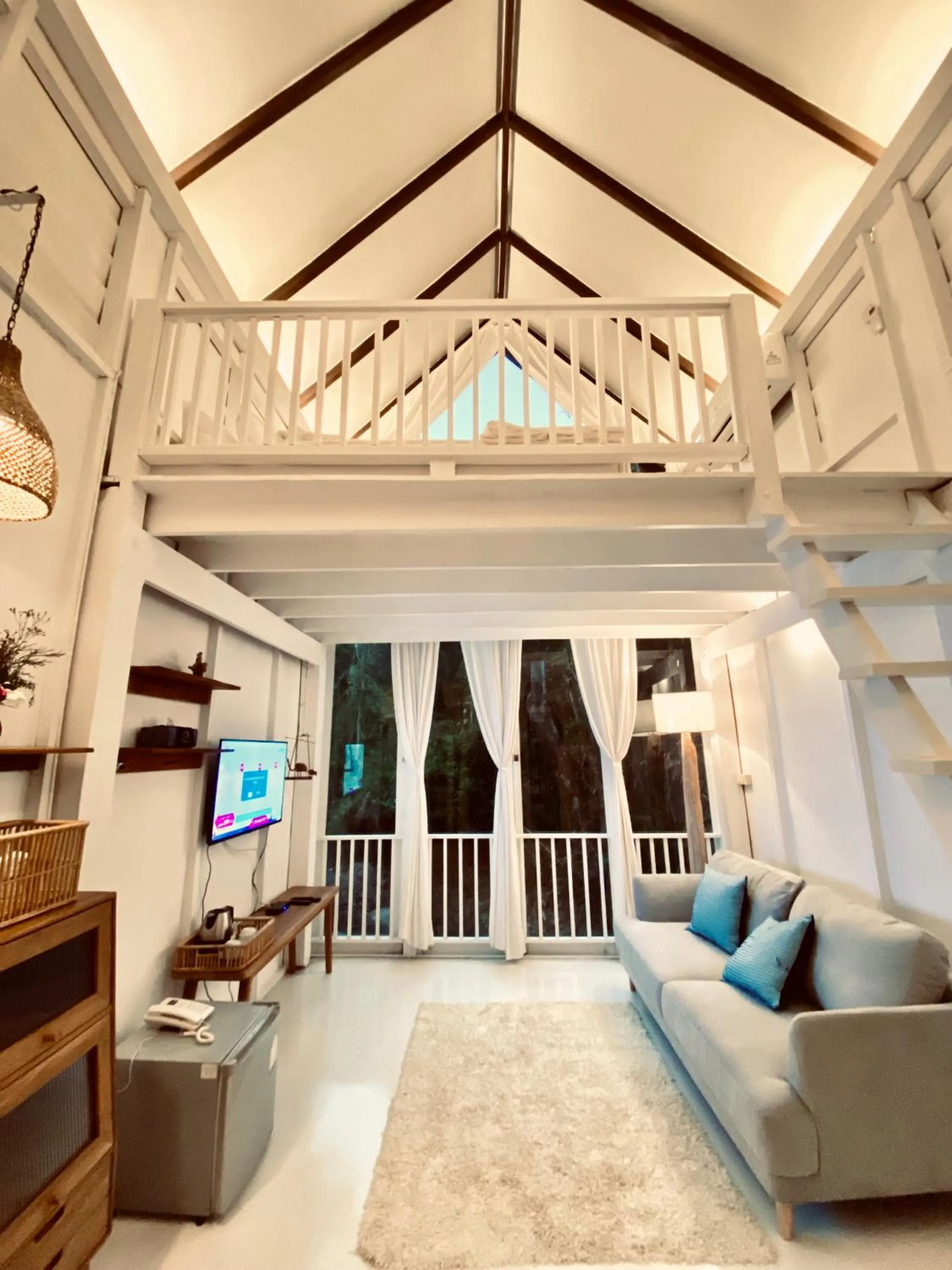 Living room in Proud Phu Fah Maerim Resort